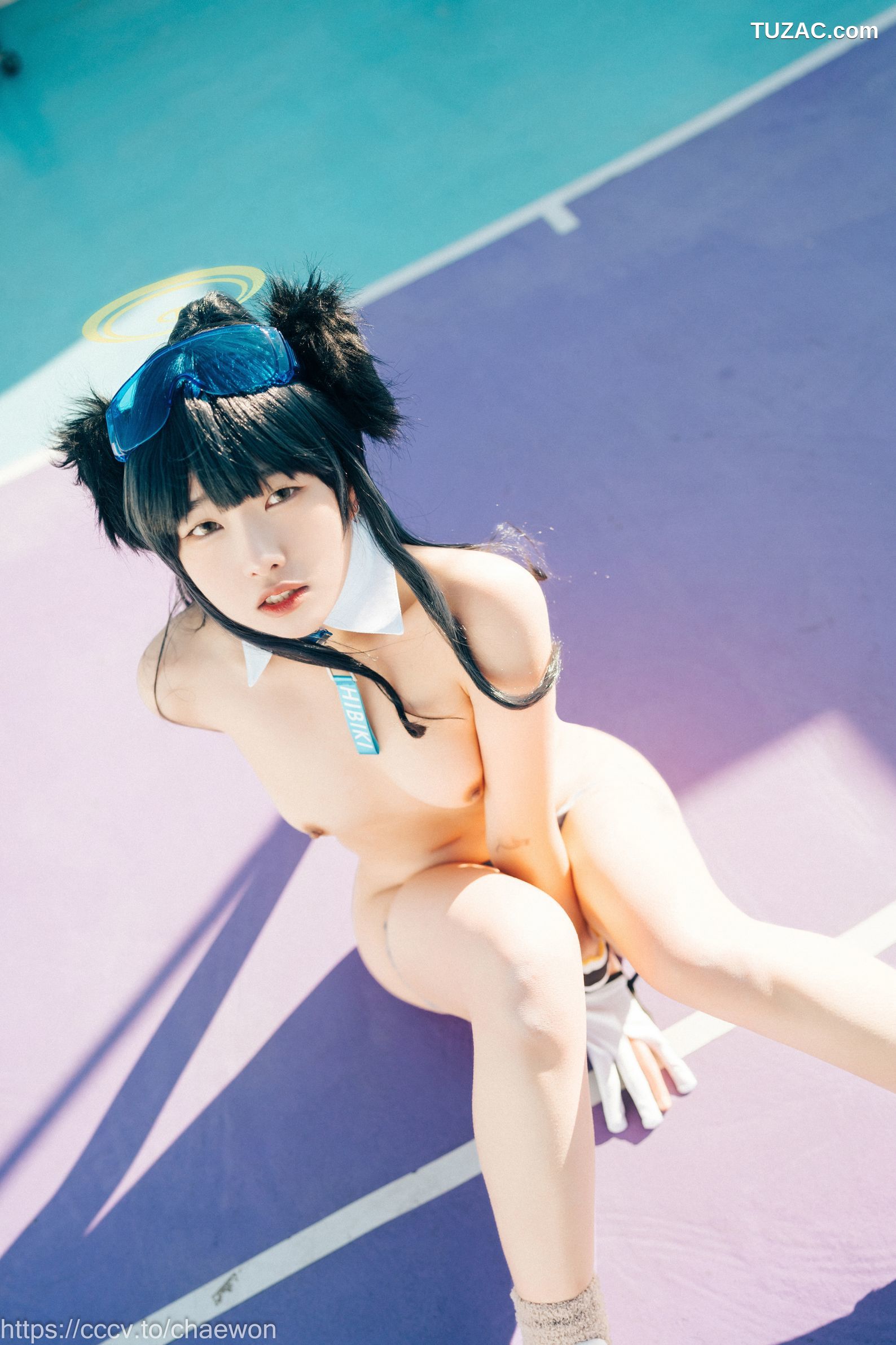 韩国美女-SonSon-Cosplay舰队收藏-响-Hibiki-for-adults-Loozy
