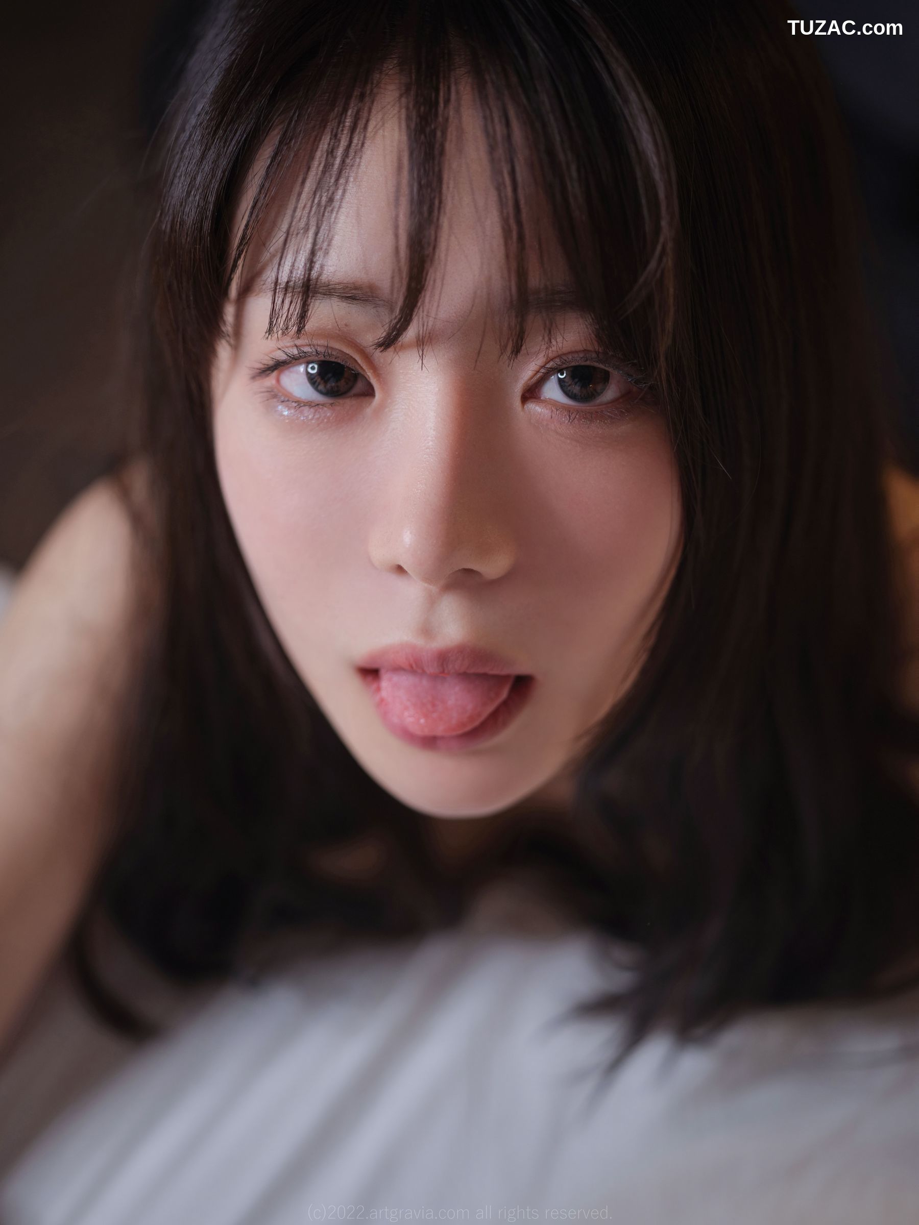 韩国美女-Wuyo-红蕾丝粉蕾丝手铐-ArtGravia-393