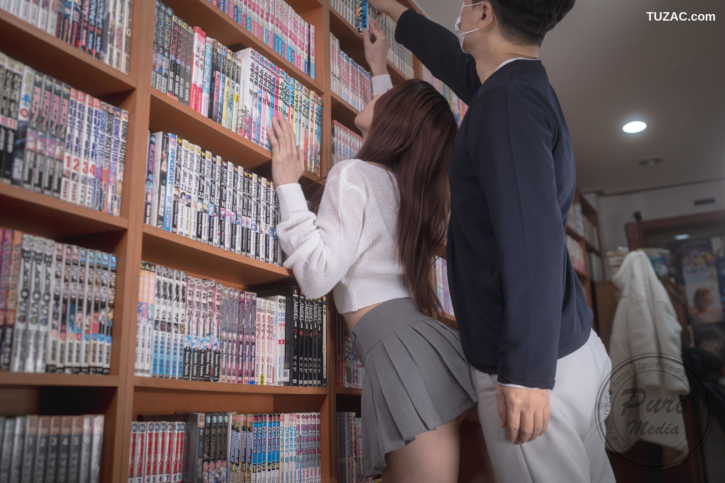 韩国美女-Yeha-梦想中的图书馆女孩-Dreaming-With-Library-Girl-Pure-Media-273