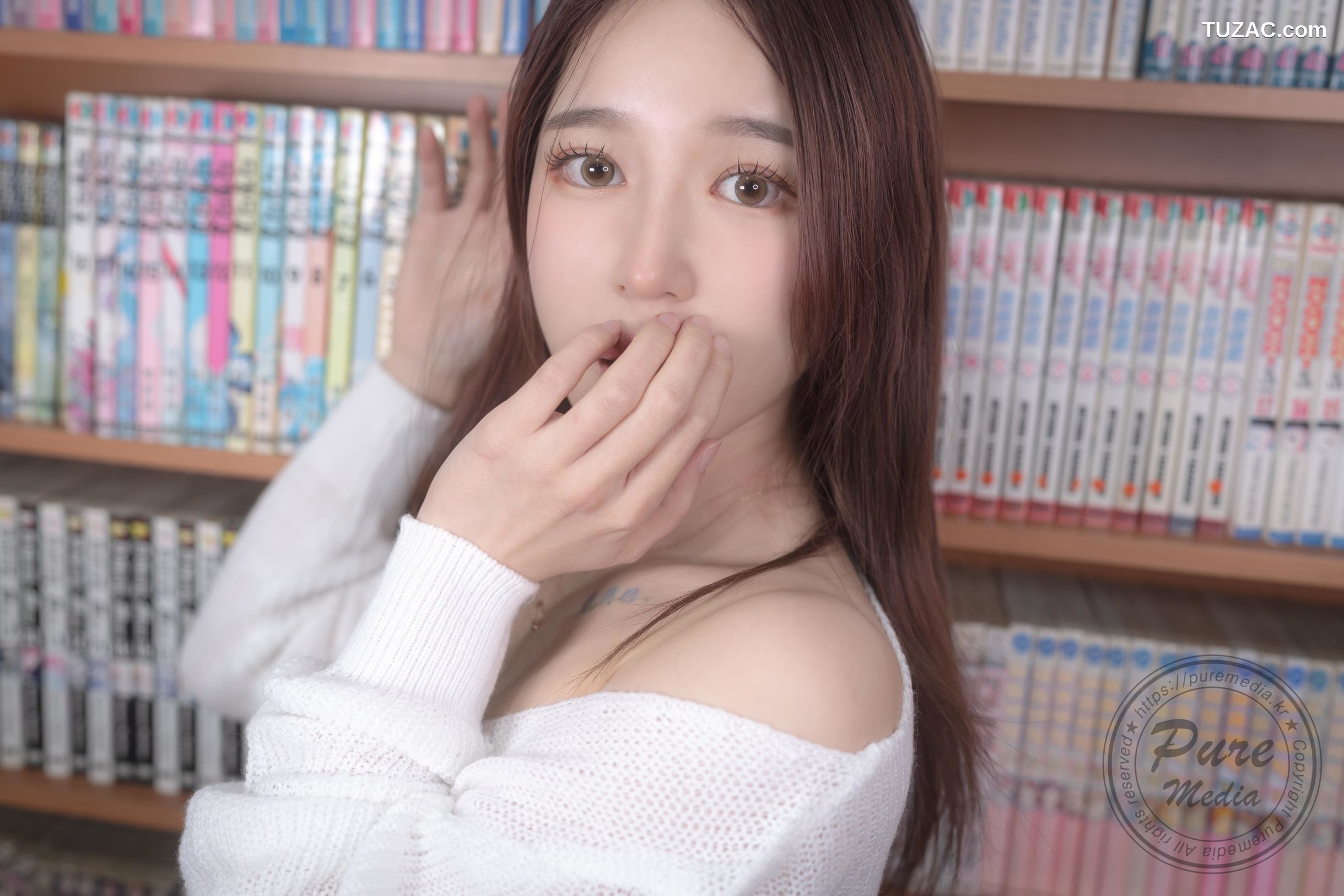 韩国美女-Yeha-梦想中的图书馆女孩-Dreaming-With-Library-Girl-Pure-Media-273