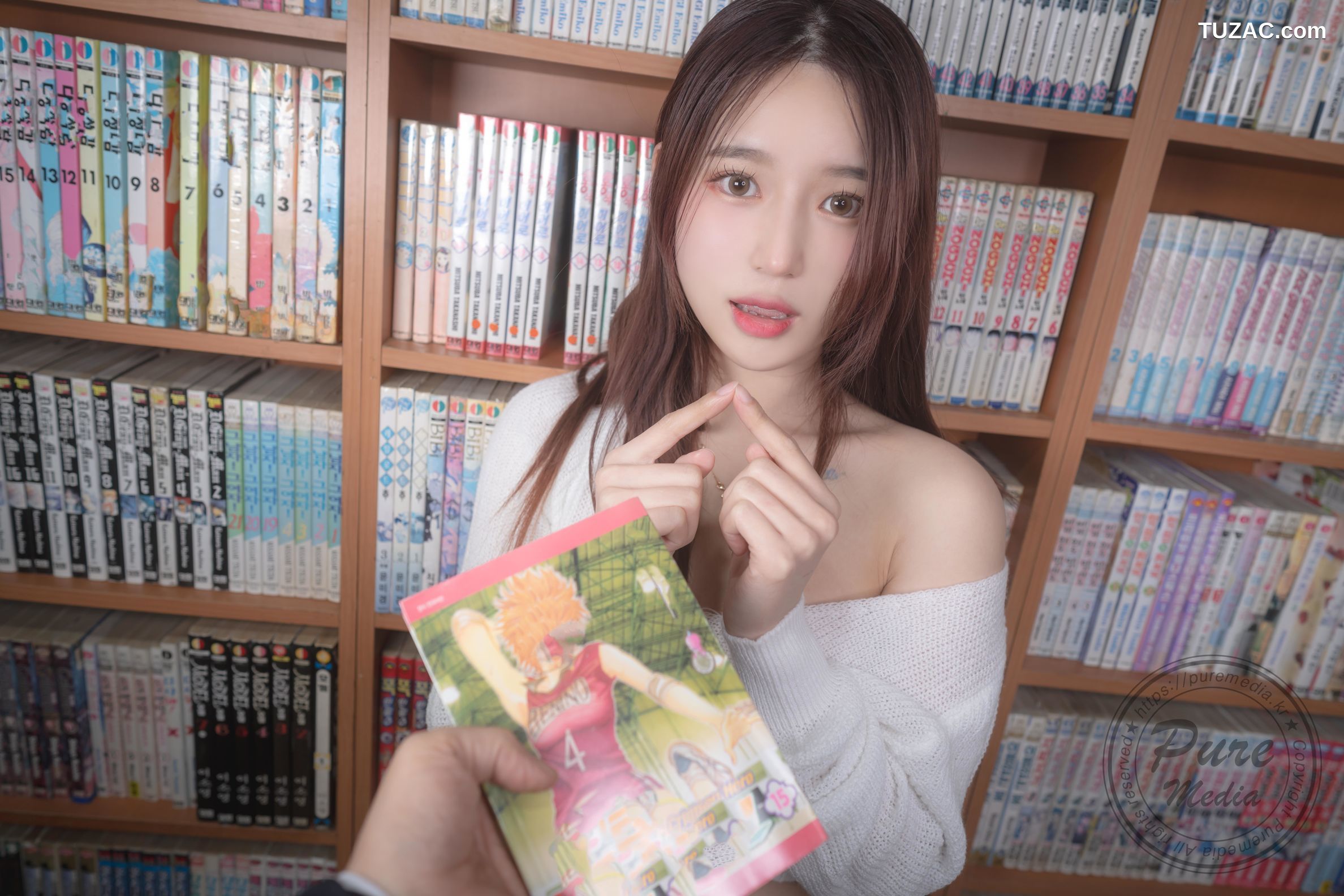 韩国美女-Yeha-梦想中的图书馆女孩-Dreaming-With-Library-Girl-Pure-Media-273