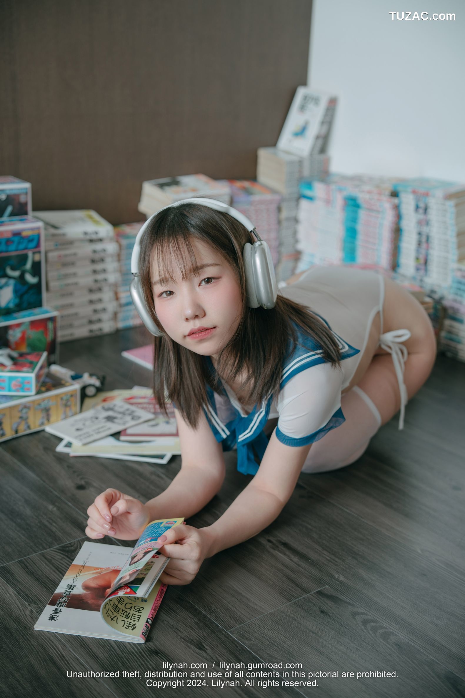 韩国美女-Yeri-水手学生装死库水-Ai-just-for-me-Lilynah-Vol.02