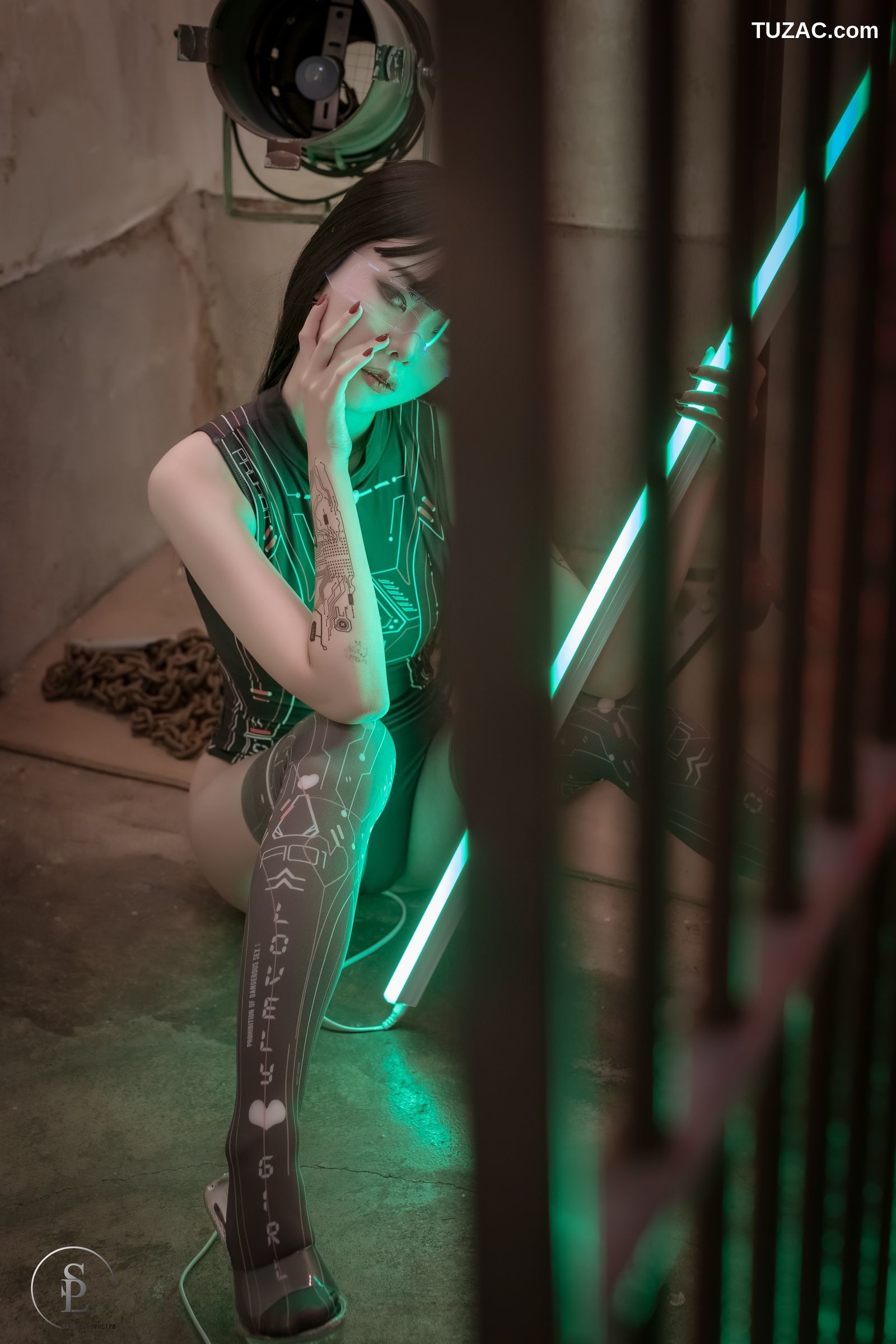 韩国美女-Yuna-数字生活-SAINT-Photolife-Cyber-Punk-046