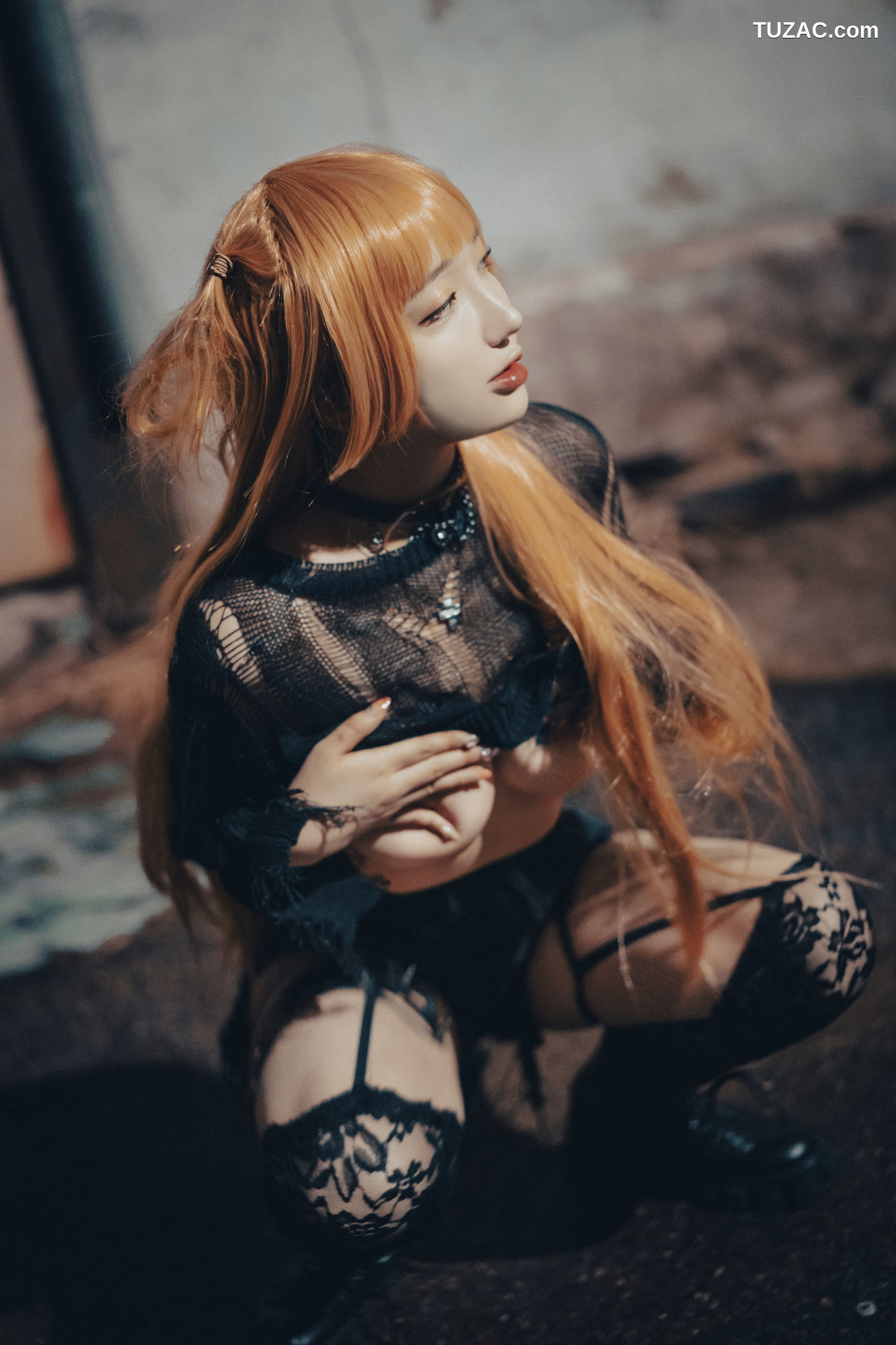 韩国美女-孙乐乐-Son-YeEun-死亡笔记-弥海砂-无圣光-cosplay-Backout-Queen-Misa