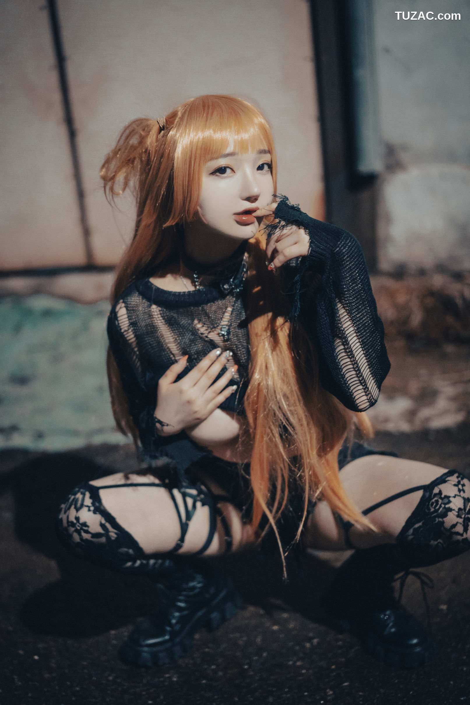 韩国美女-孙乐乐-Son-YeEun-死亡笔记-弥海砂-无圣光-cosplay-Backout-Queen-Misa