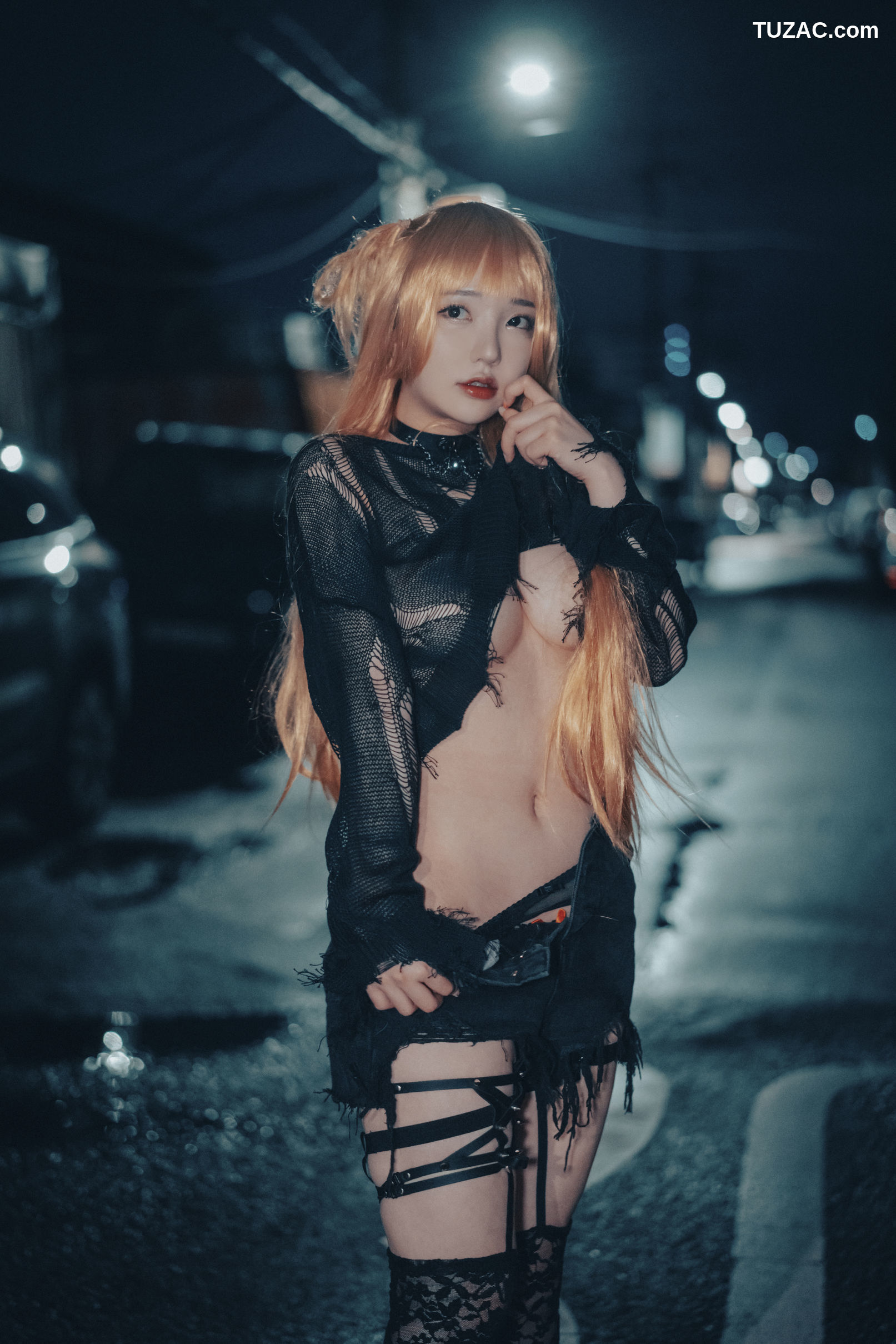 韩国美女-孙乐乐-Son-YeEun-死亡笔记-弥海砂-无圣光-cosplay-Backout-Queen-Misa