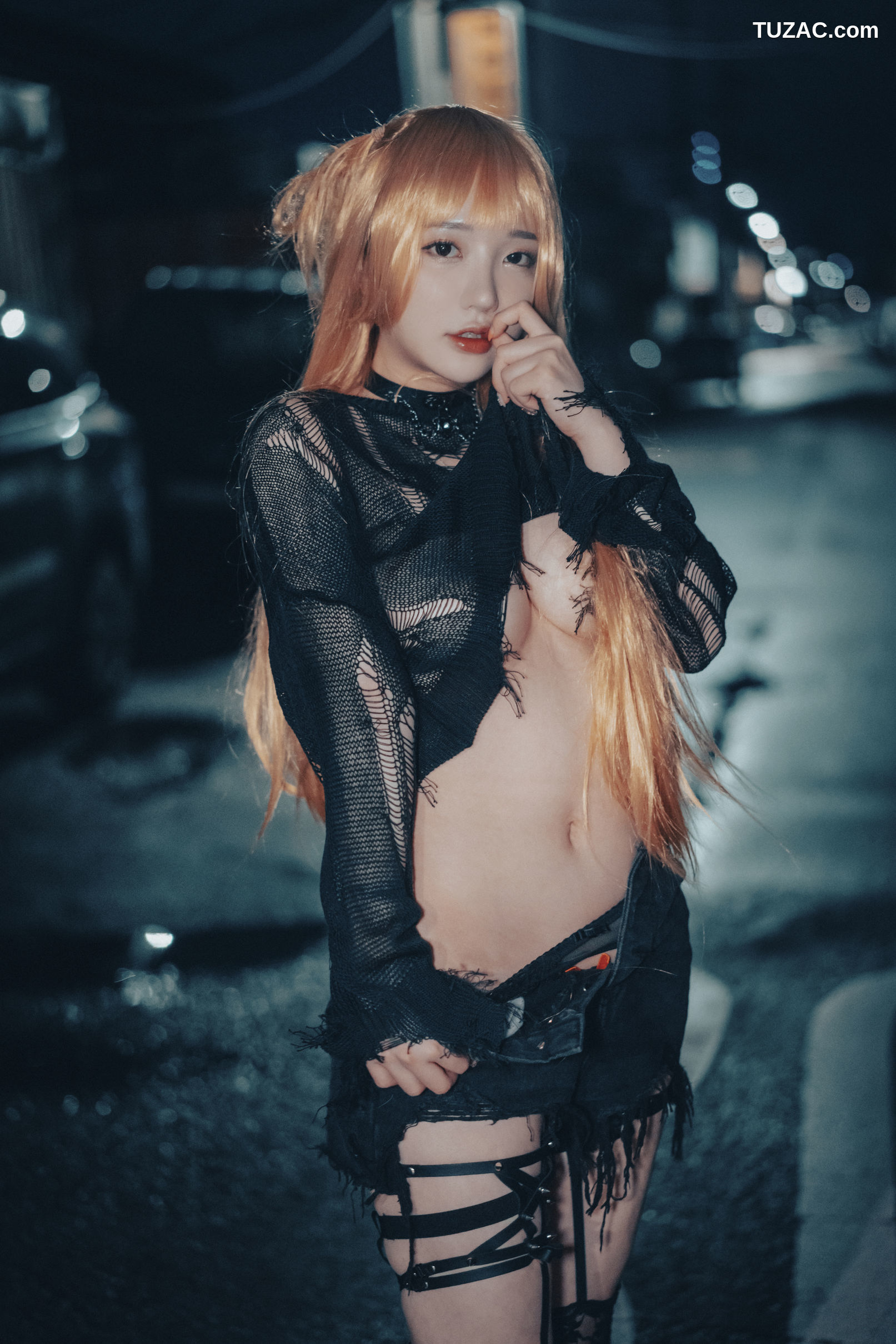 韩国美女-孙乐乐-Son-YeEun-死亡笔记-弥海砂-无圣光-cosplay-Backout-Queen-Misa