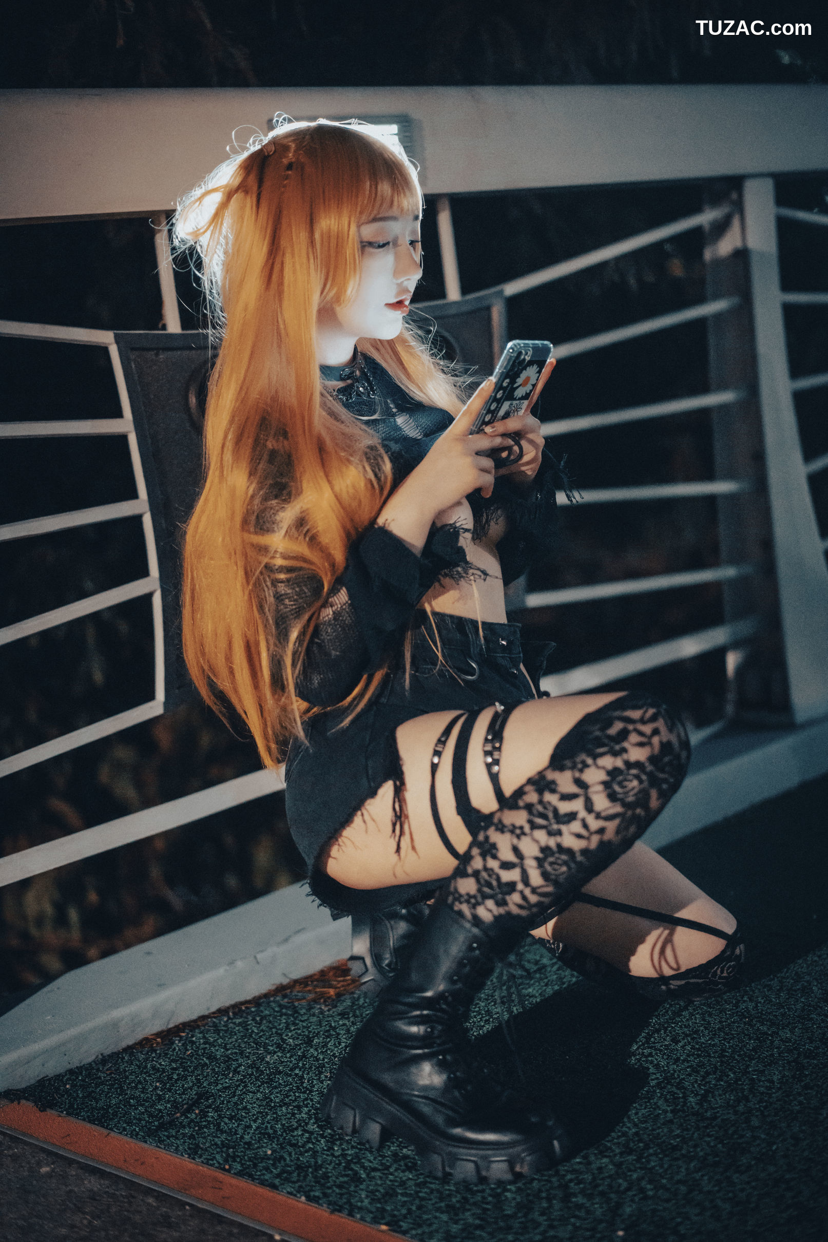 韩国美女-孙乐乐-Son-YeEun-死亡笔记-弥海砂-无圣光-cosplay-Backout-Queen-Misa