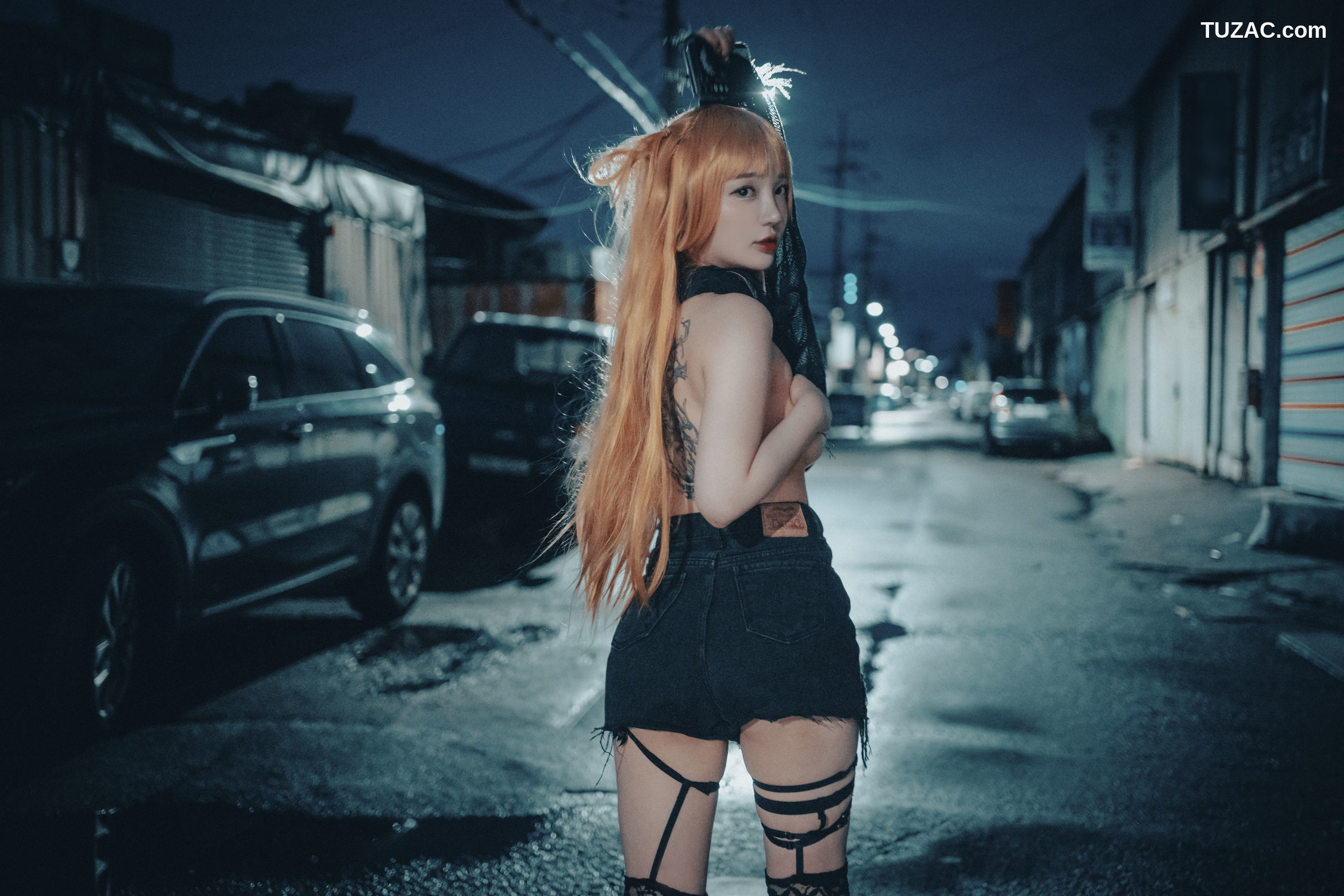 韩国美女-孙乐乐-Son-YeEun-死亡笔记-弥海砂-无圣光-cosplay-Backout-Queen-Misa