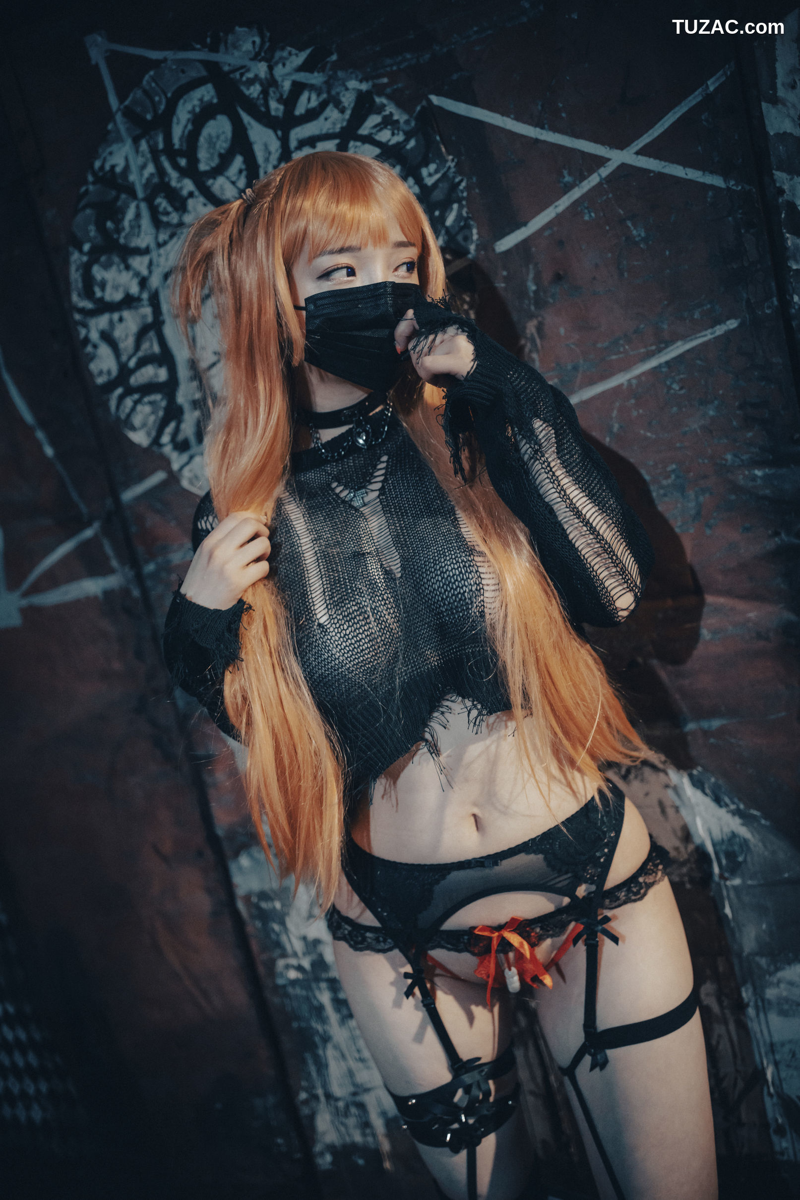 韩国美女-孙乐乐-Son-YeEun-死亡笔记-弥海砂-无圣光-cosplay-Backout-Queen-Misa