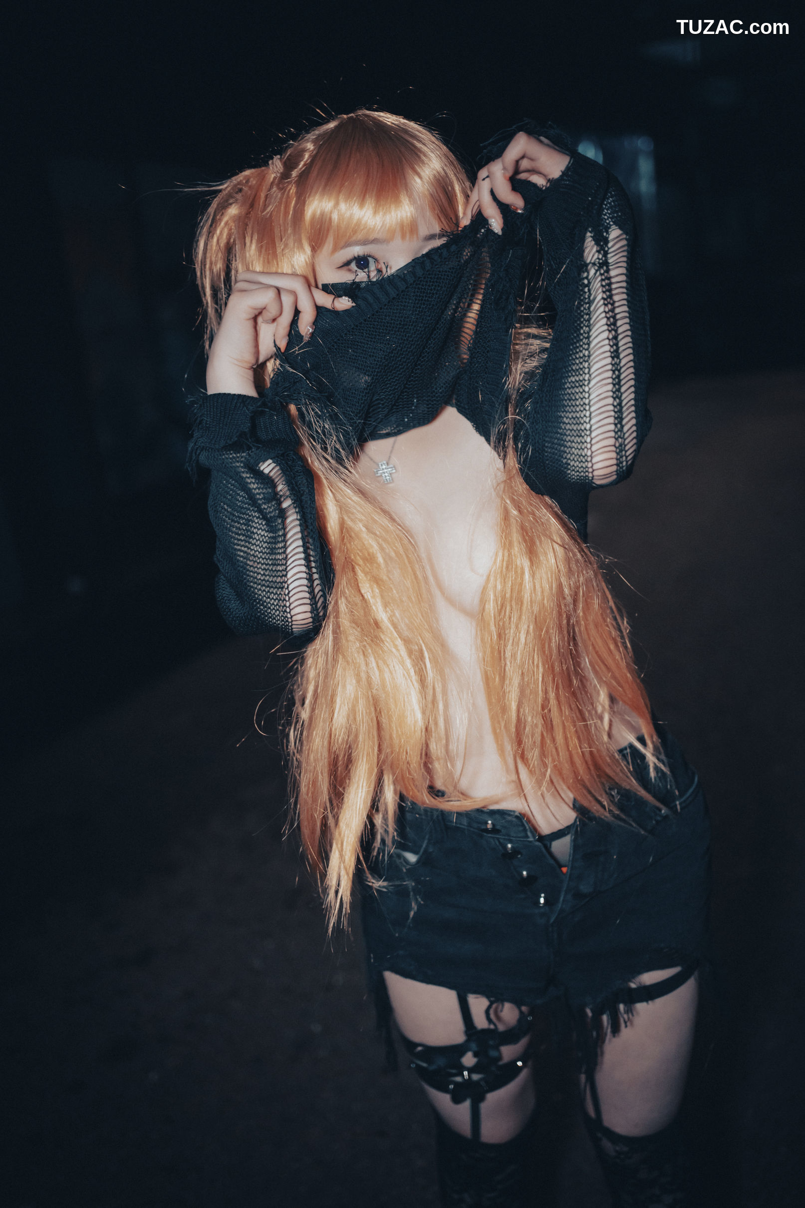 韩国美女-孙乐乐-Son-YeEun-死亡笔记-弥海砂-无圣光-cosplay-Backout-Queen-Misa