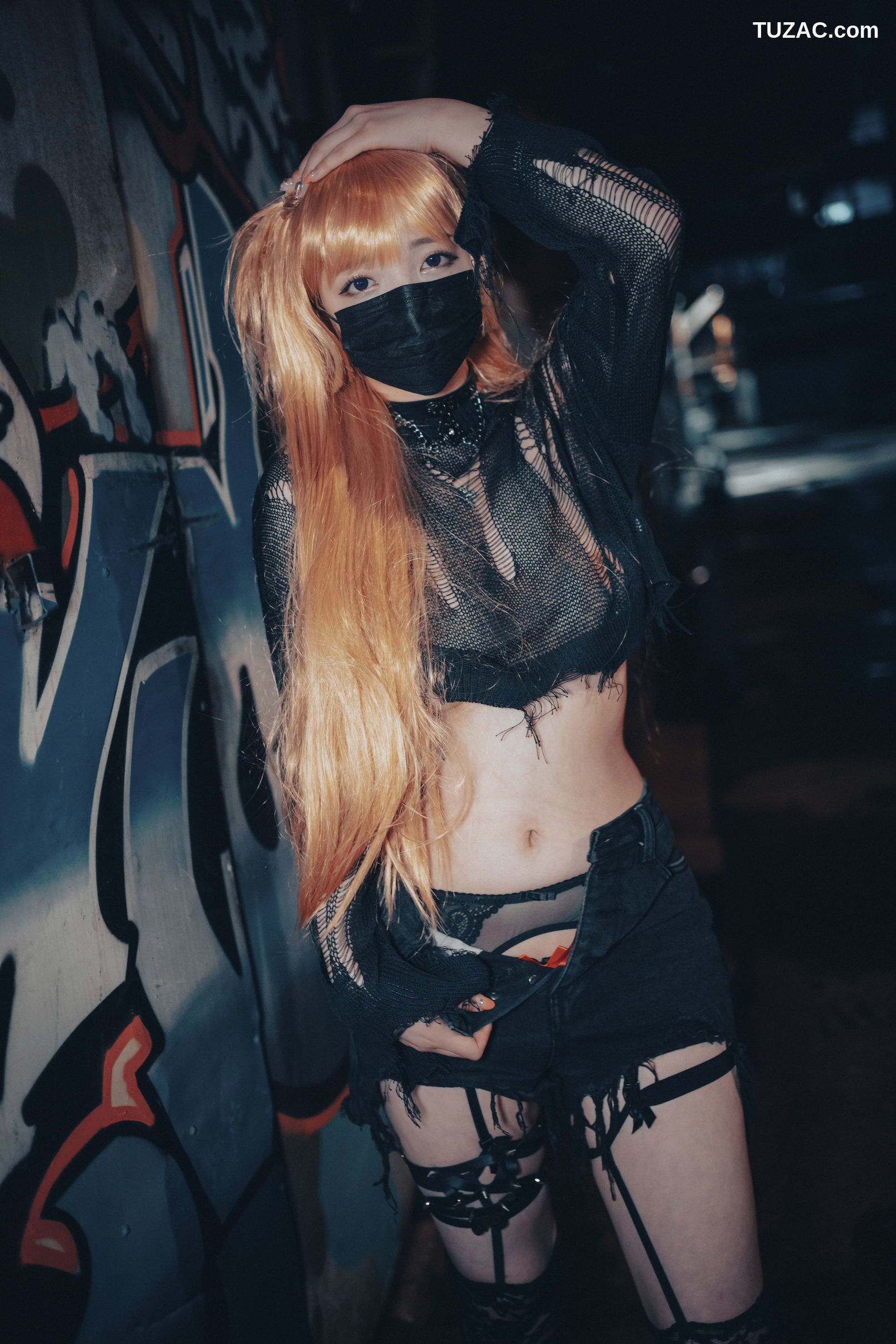 韩国美女-孙乐乐-Son-YeEun-死亡笔记-弥海砂-无圣光-cosplay-Backout-Queen-Misa