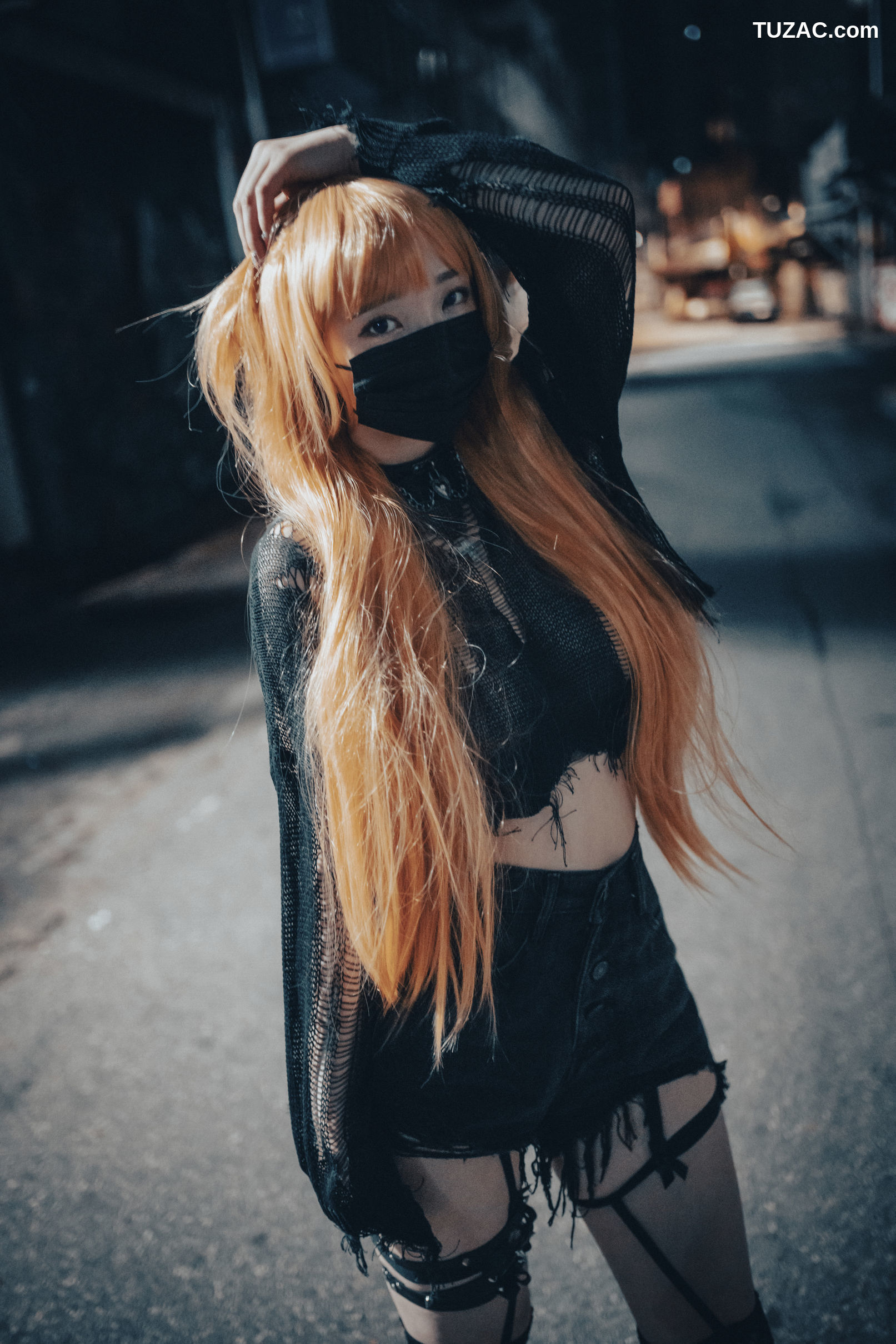 韩国美女-孙乐乐-Son-YeEun-死亡笔记-弥海砂-无圣光-cosplay-Backout-Queen-Misa