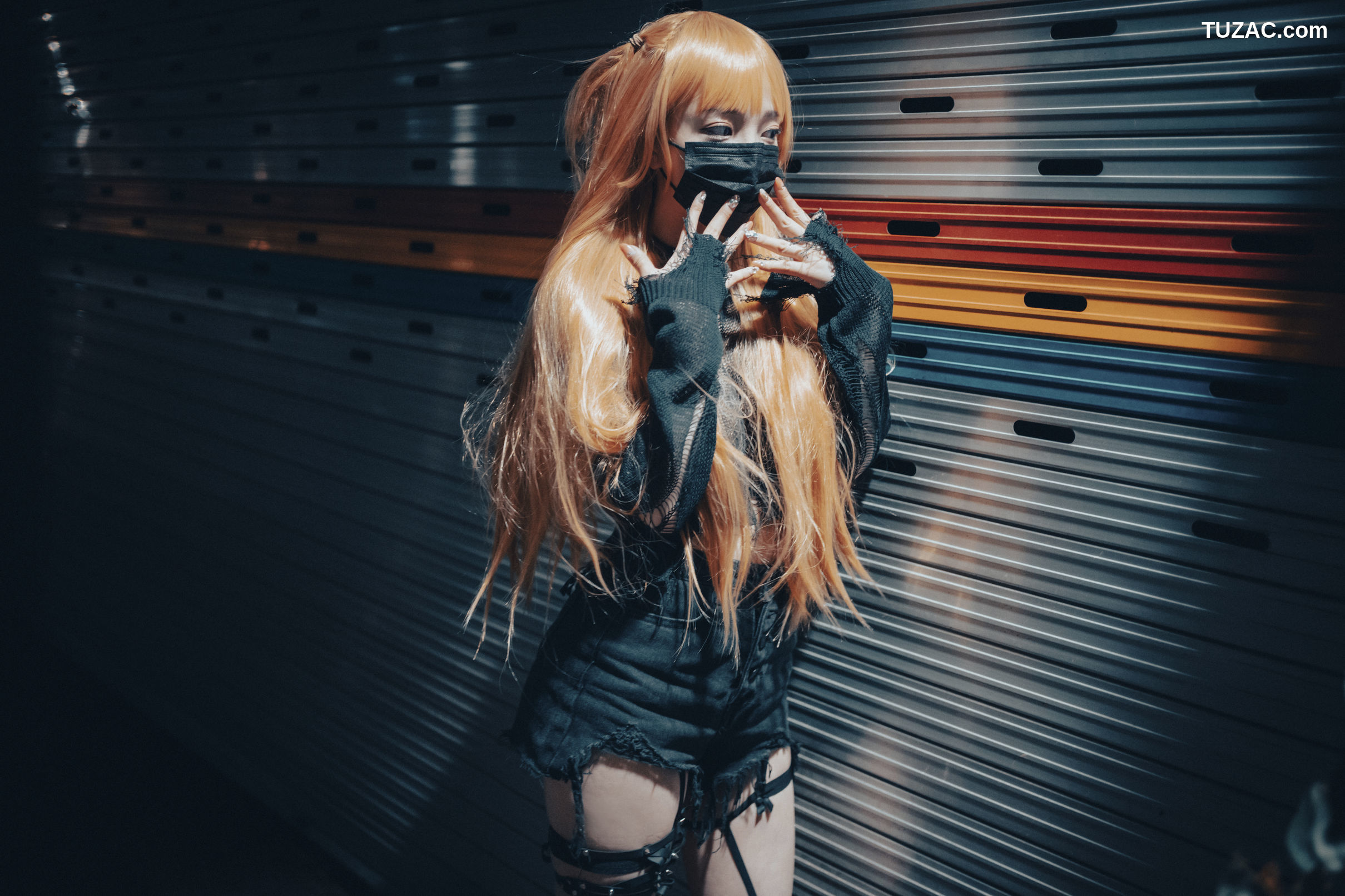 韩国美女-孙乐乐-Son-YeEun-死亡笔记-弥海砂-无圣光-cosplay-Backout-Queen-Misa