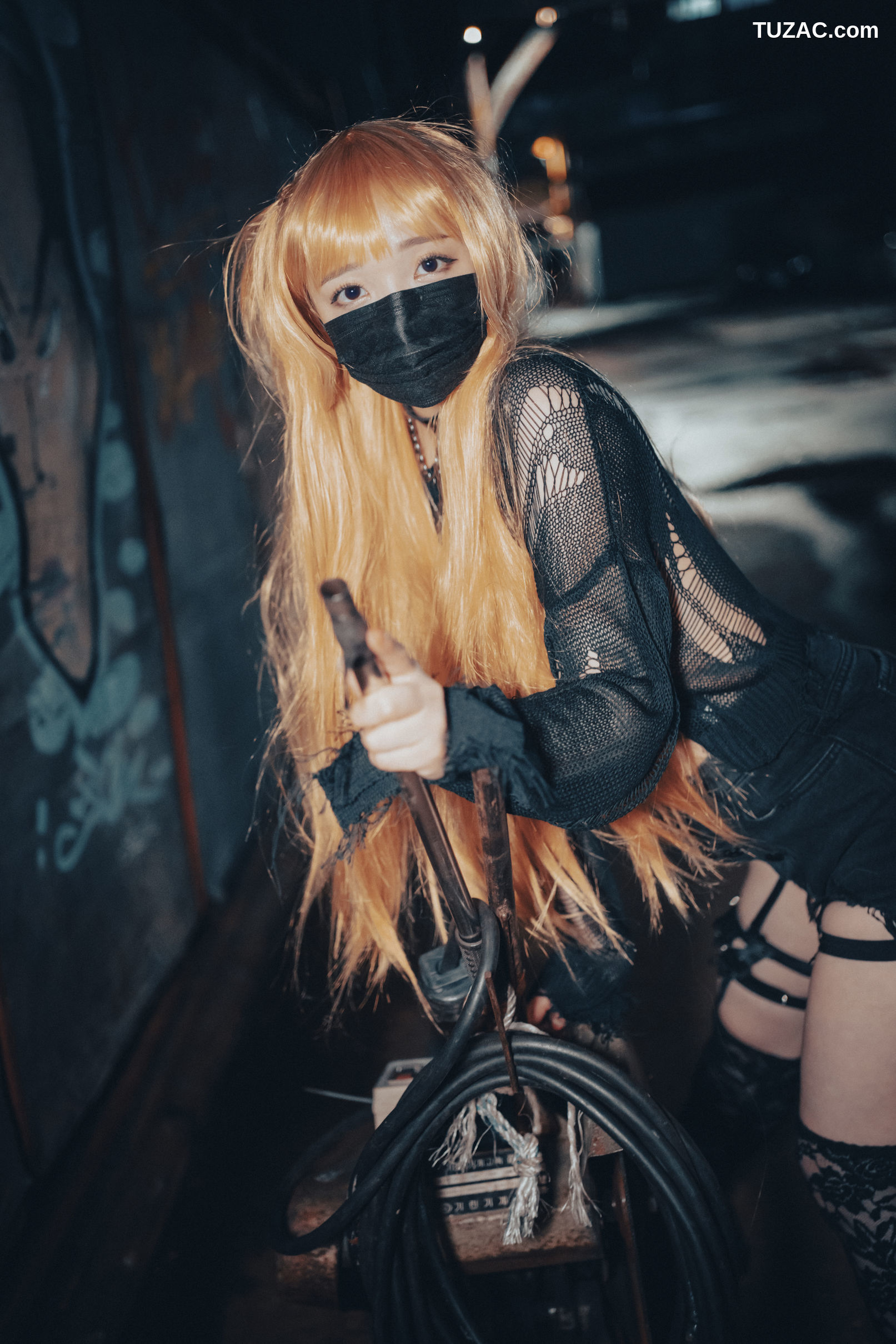 韩国美女-孙乐乐-Son-YeEun-死亡笔记-弥海砂-无圣光-cosplay-Backout-Queen-Misa