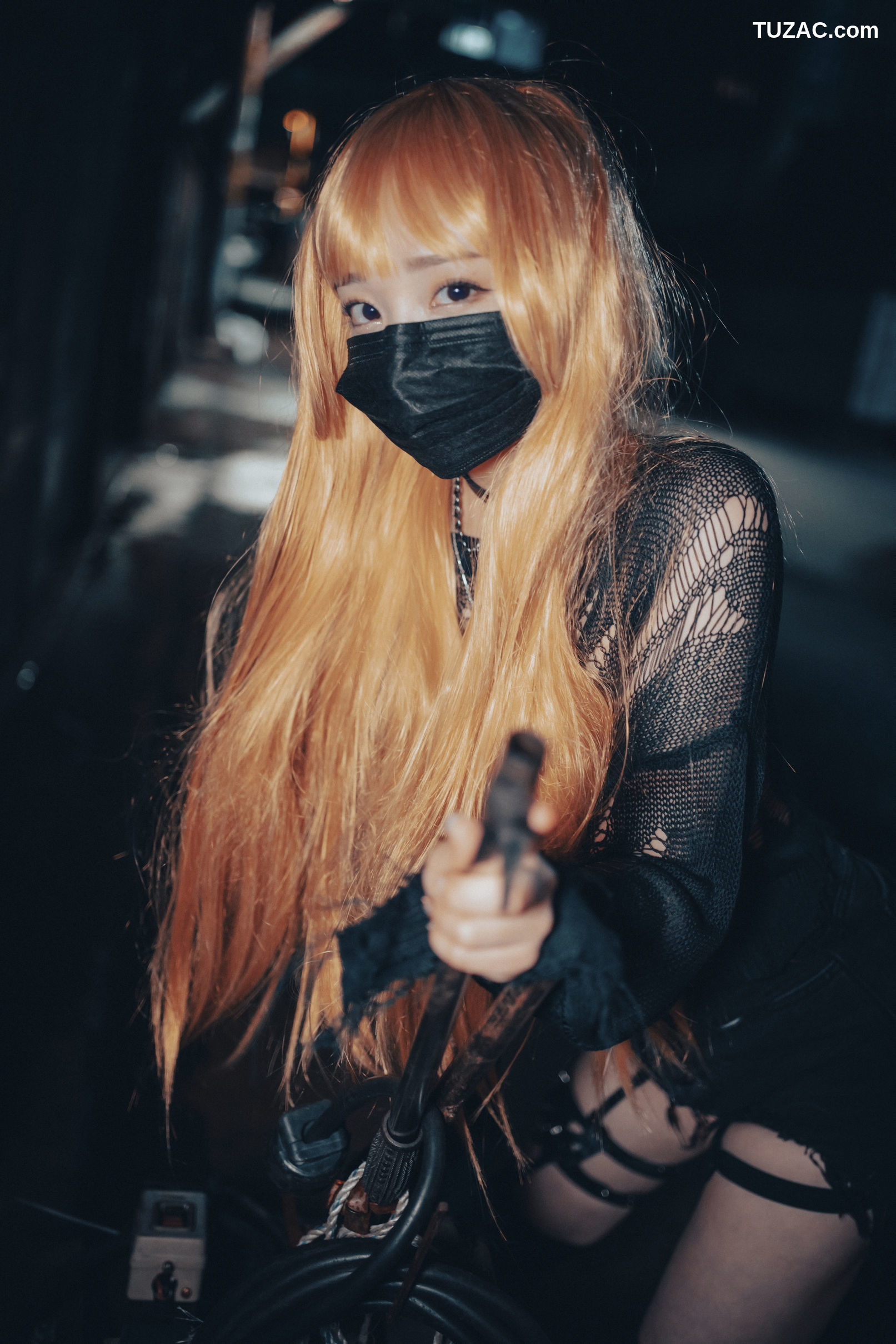 韩国美女-孙乐乐-Son-YeEun-死亡笔记-弥海砂-无圣光-cosplay-Backout-Queen-Misa