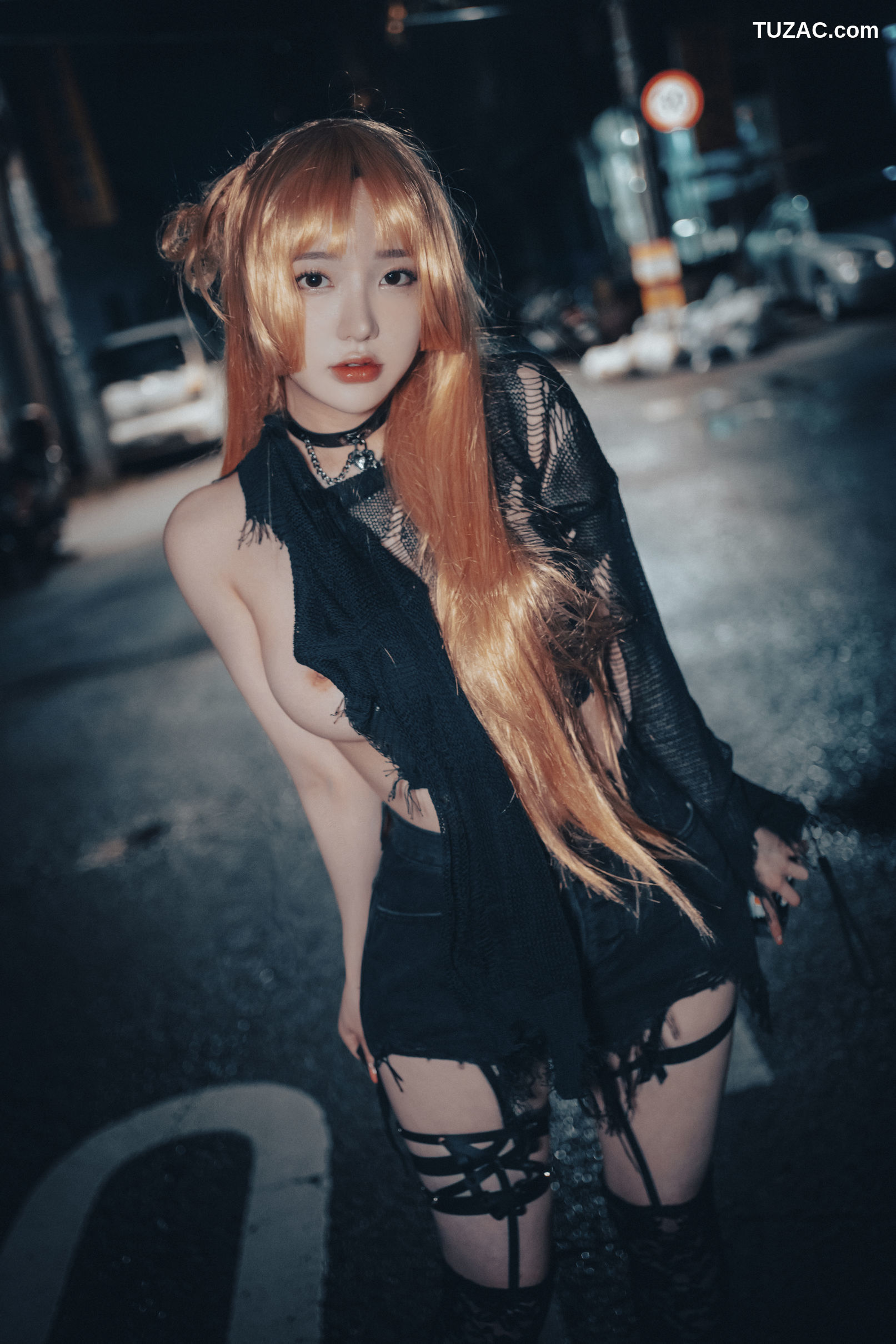 韩国美女-孙乐乐-Son-YeEun-死亡笔记-弥海砂-无圣光-cosplay-Backout-Queen-Misa