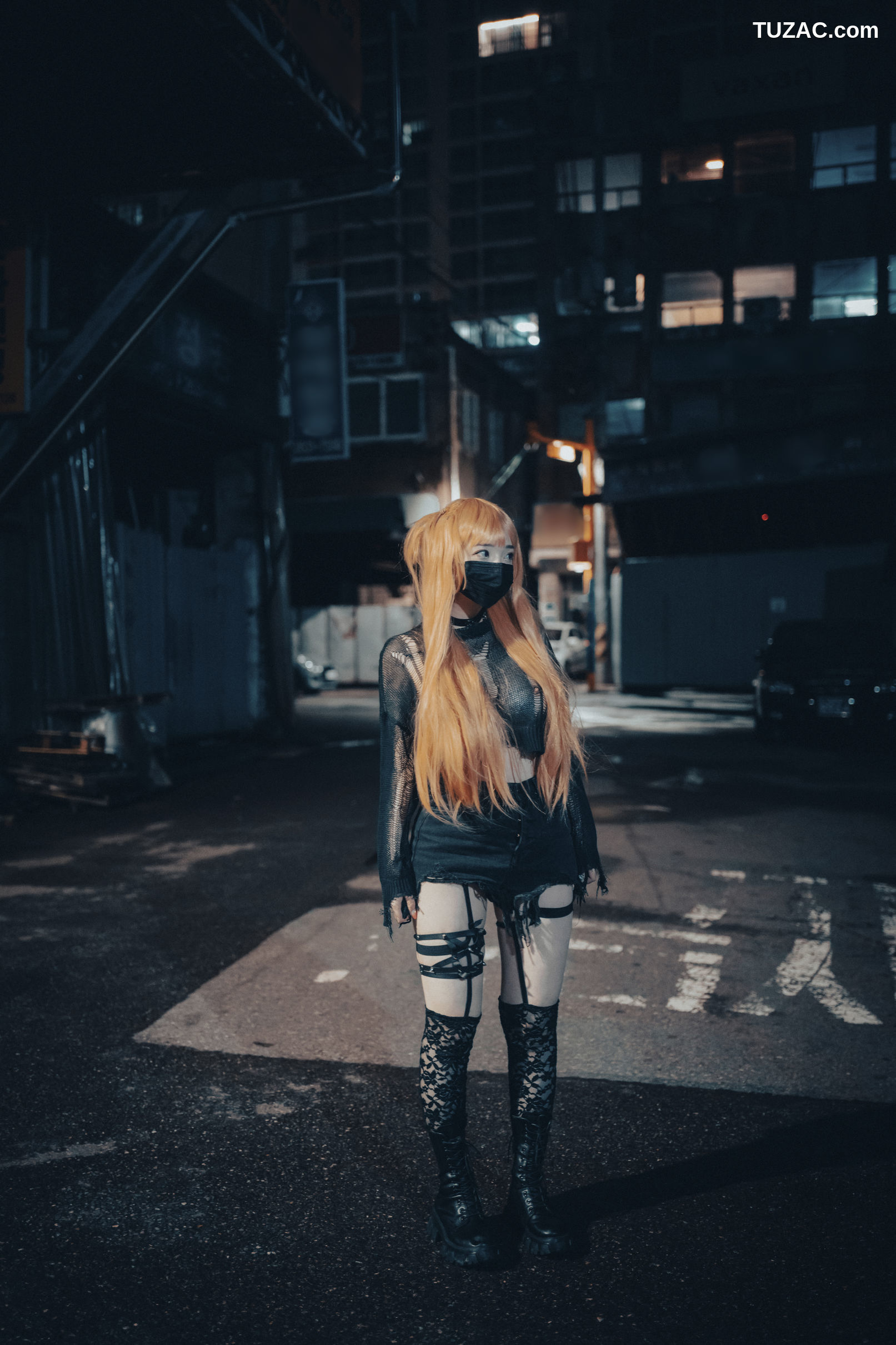 韩国美女-孙乐乐-Son-YeEun-死亡笔记-弥海砂-无圣光-cosplay-Backout-Queen-Misa