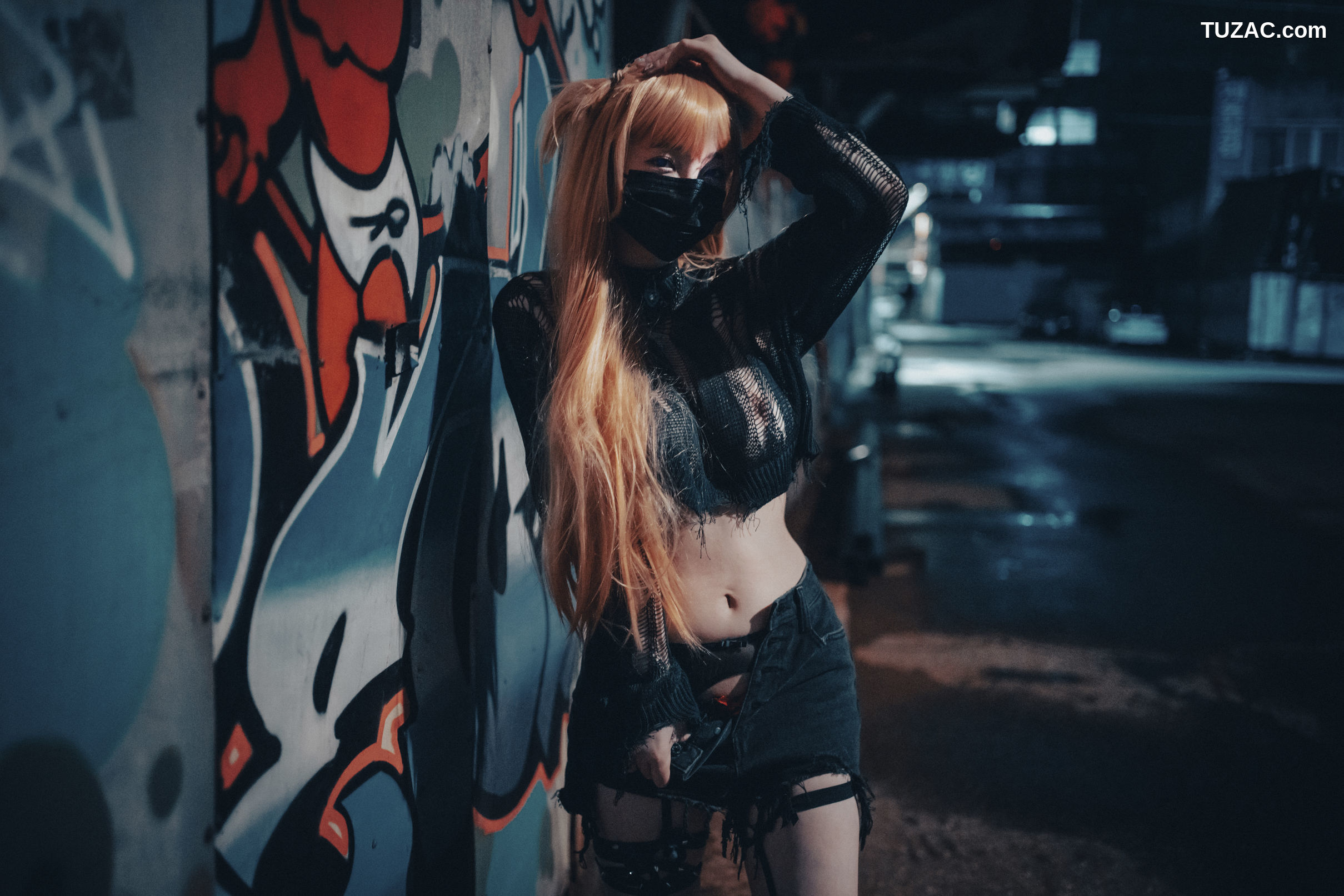 韩国美女-孙乐乐-Son-YeEun-死亡笔记-弥海砂-无圣光-cosplay-Backout-Queen-Misa