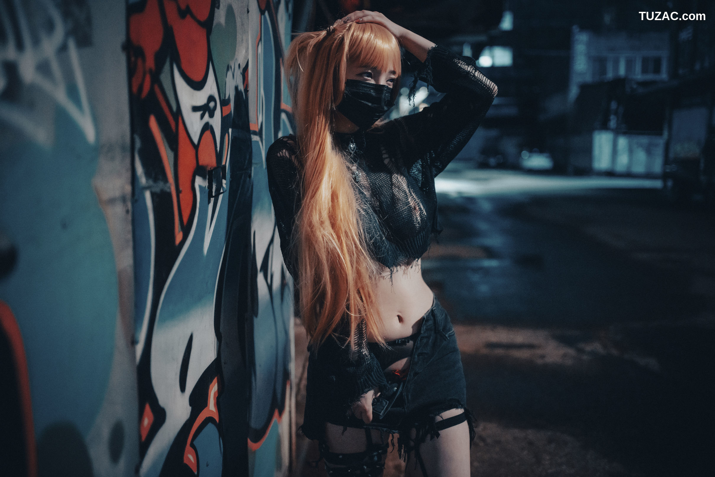 韩国美女-孙乐乐-Son-YeEun-死亡笔记-弥海砂-无圣光-cosplay-Backout-Queen-Misa