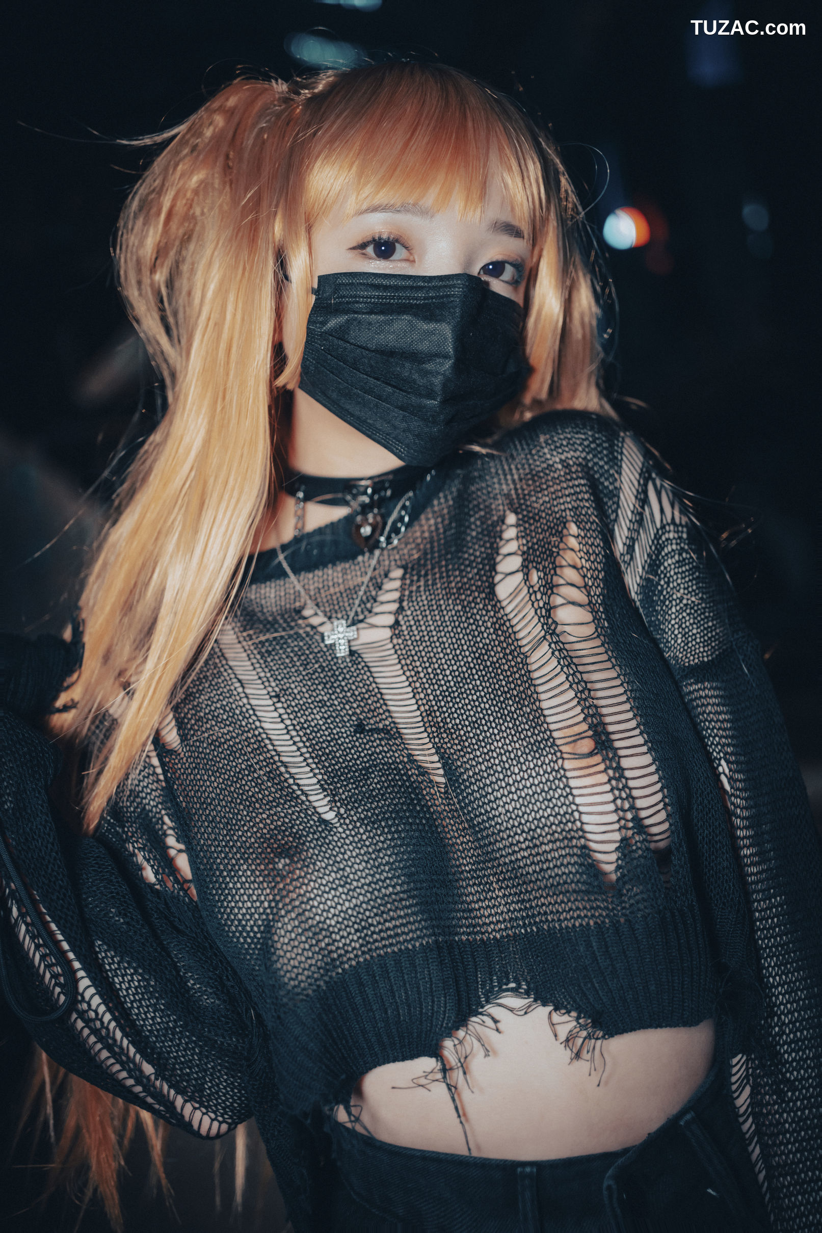 韩国美女-孙乐乐-Son-YeEun-死亡笔记-弥海砂-无圣光-cosplay-Backout-Queen-Misa