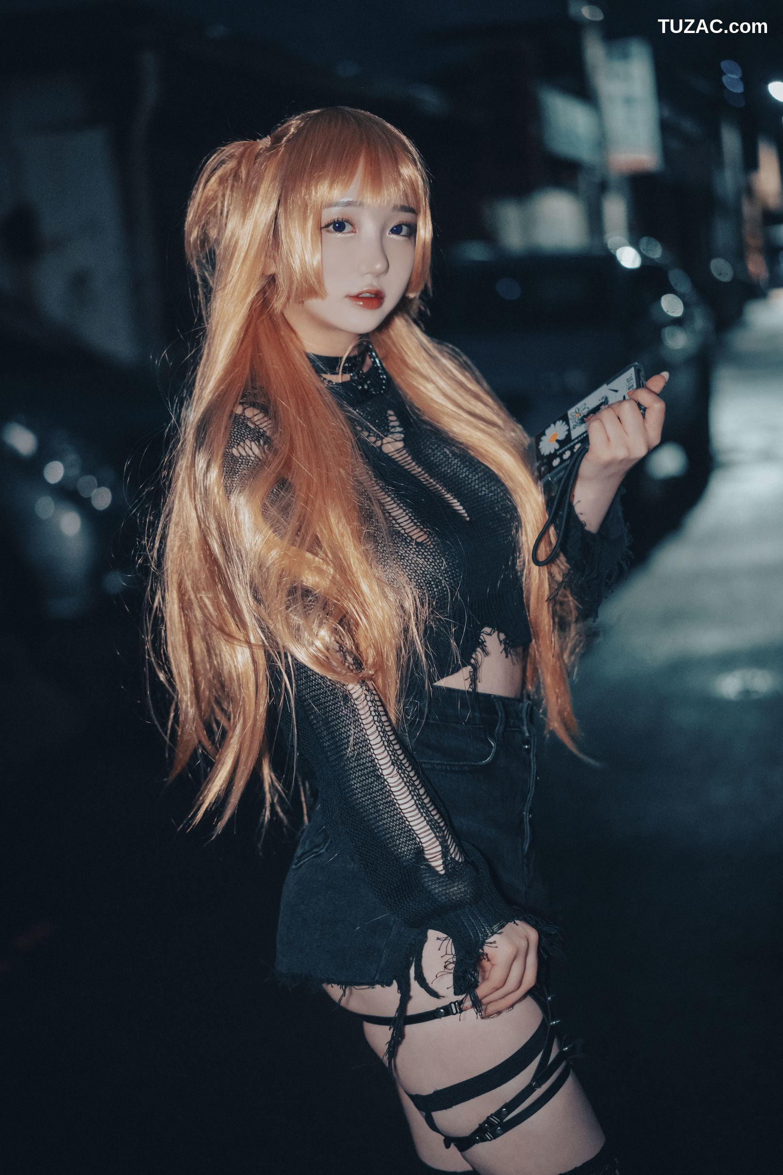 韩国美女-孙乐乐-Son-YeEun-死亡笔记-弥海砂-无圣光-cosplay-Backout-Queen-Misa