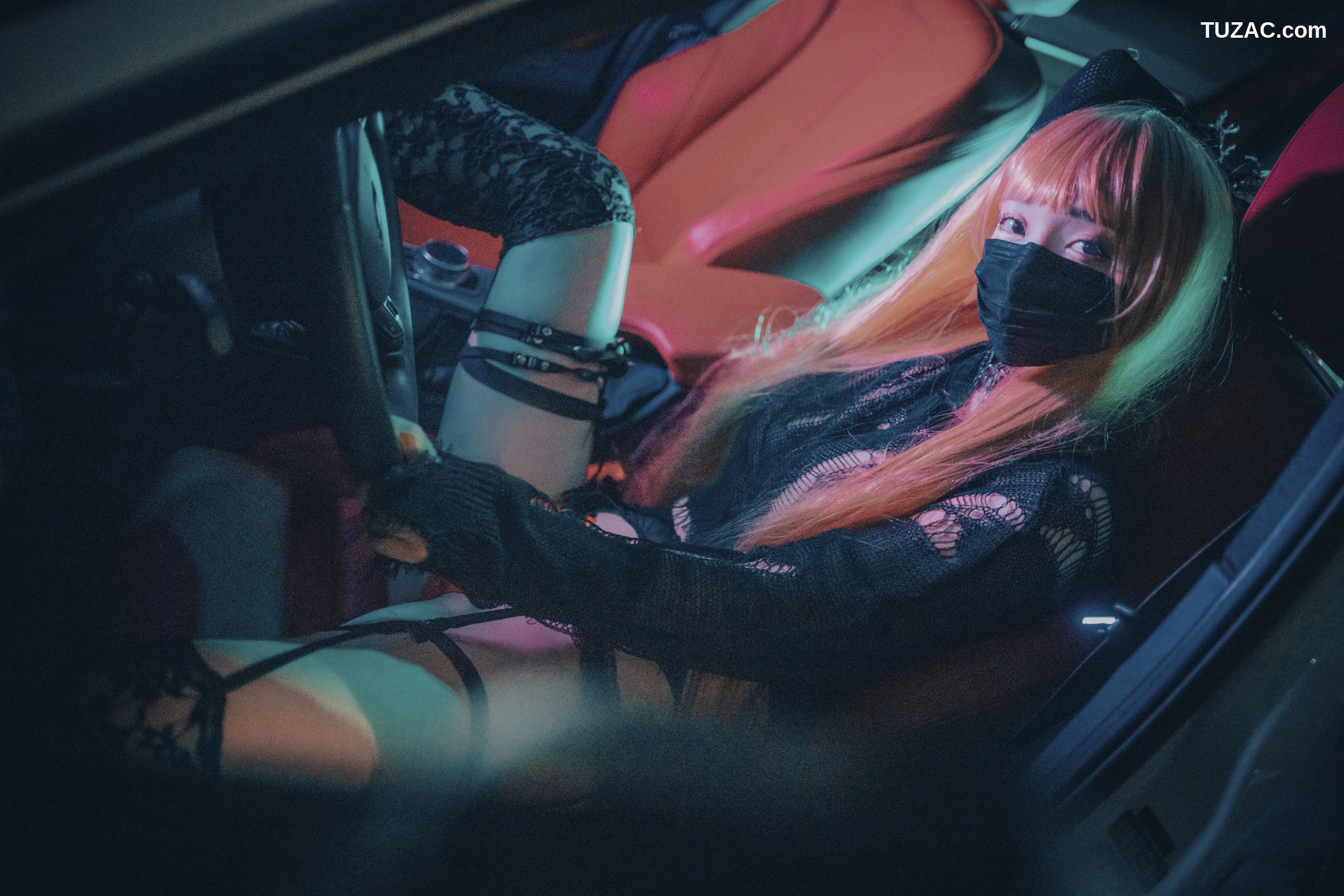 韩国美女-孙乐乐-Son-YeEun-死亡笔记-弥海砂-无圣光-cosplay-Backout-Queen-Misa