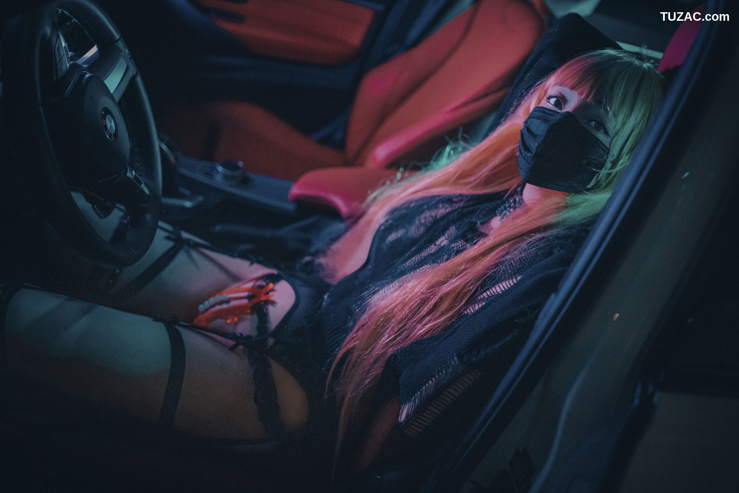 韩国美女-孙乐乐-Son-YeEun-死亡笔记-弥海砂-无圣光-cosplay-Backout-Queen-Misa