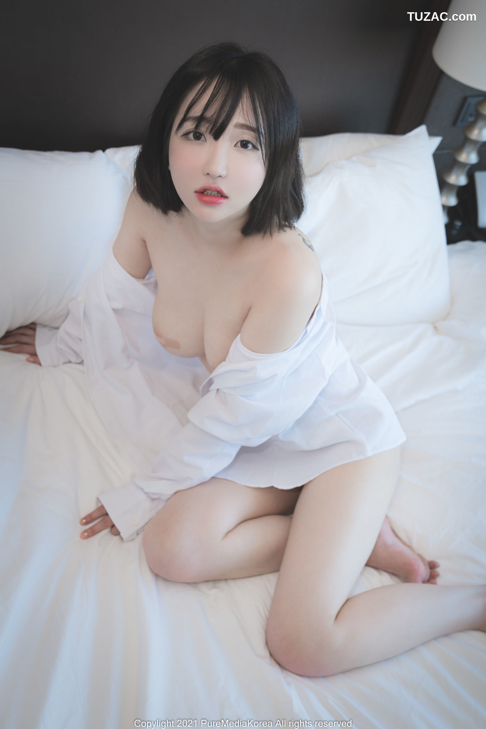 韩国美女-孙乐乐-Son-YeEun-短发浴室-Pure-Media-Vol.070