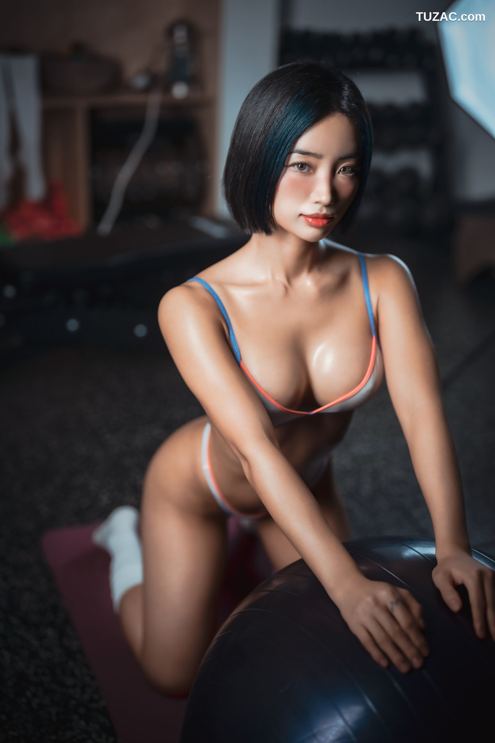 韩国美女-爆乳女王-Booty-Queen-私人课程-Personal-Training-Class-DJAWA-Photo