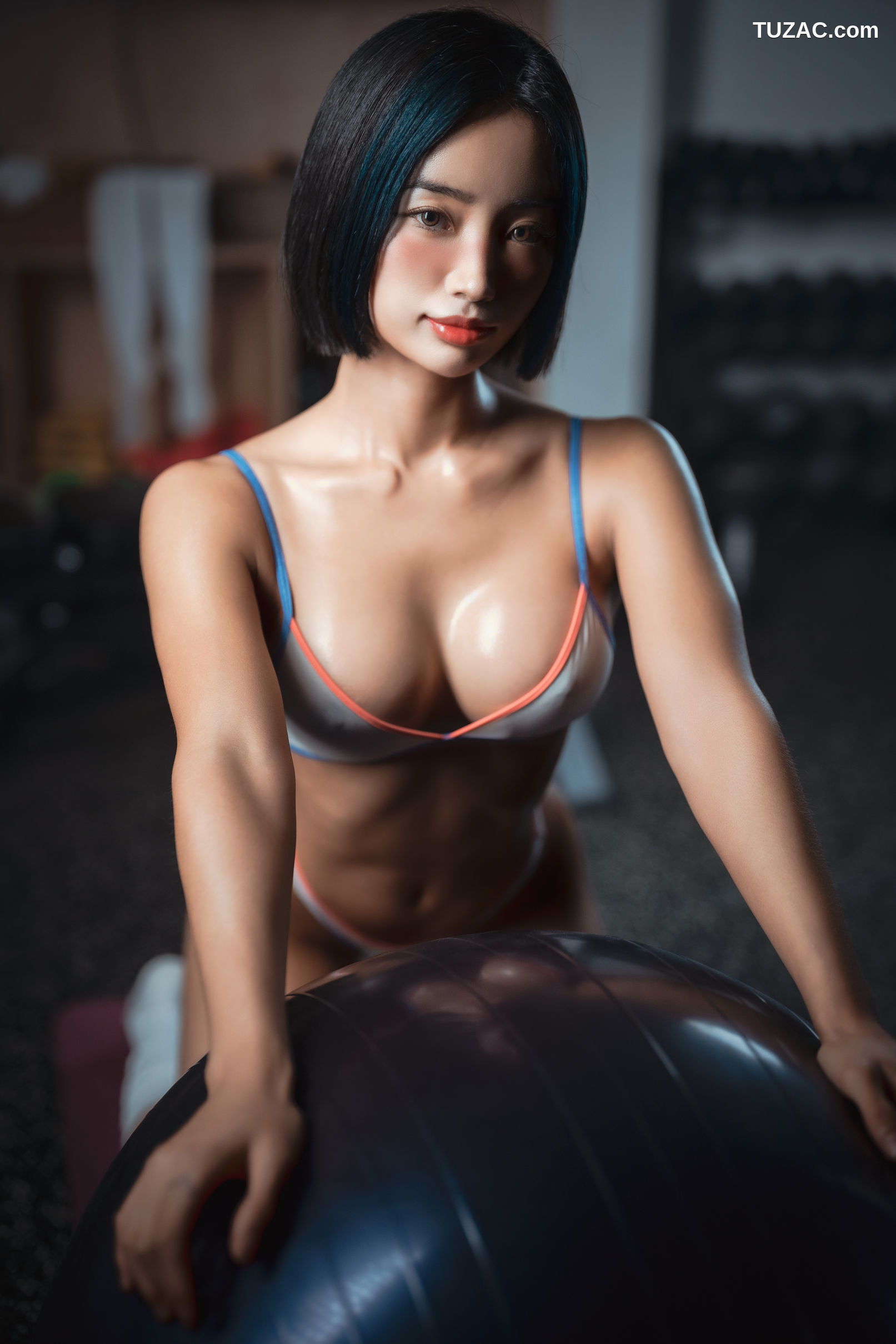 韩国美女-爆乳女王-Booty-Queen-私人课程-Personal-Training-Class-DJAWA-Photo