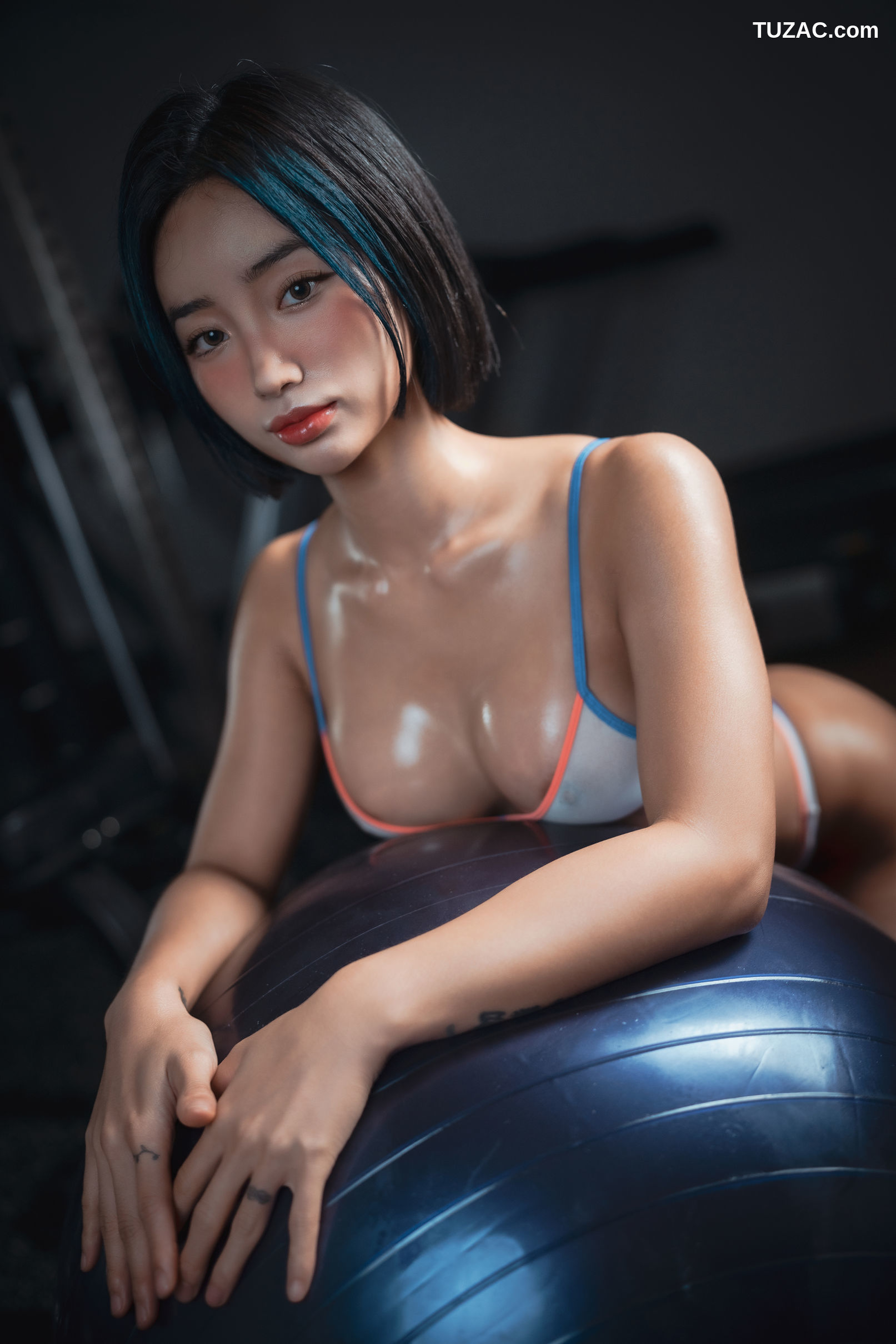 韩国美女-爆乳女王-Booty-Queen-私人课程-Personal-Training-Class-DJAWA-Photo