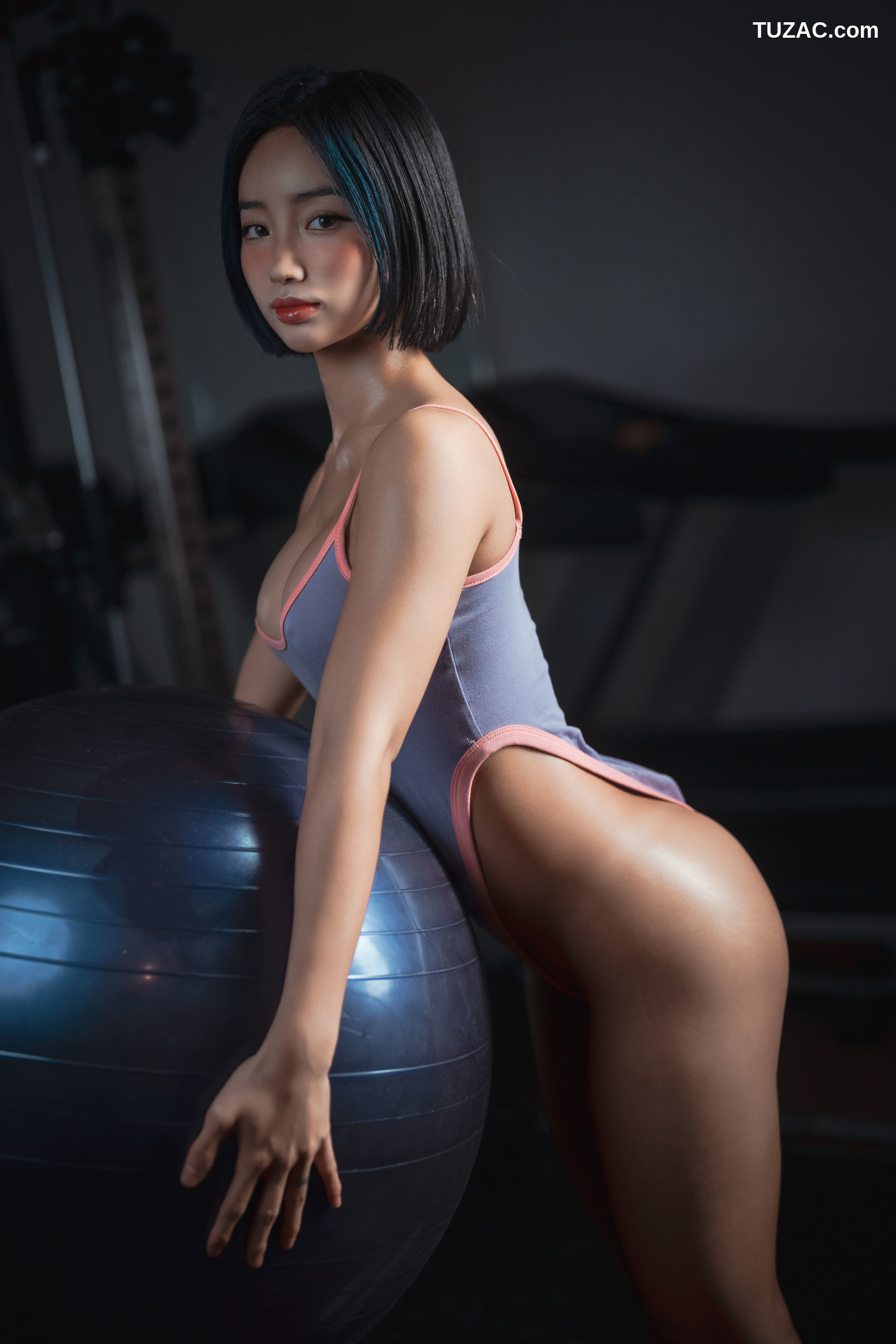 韩国美女-爆乳女王-Booty-Queen-私人课程-Personal-Training-Class-DJAWA-Photo