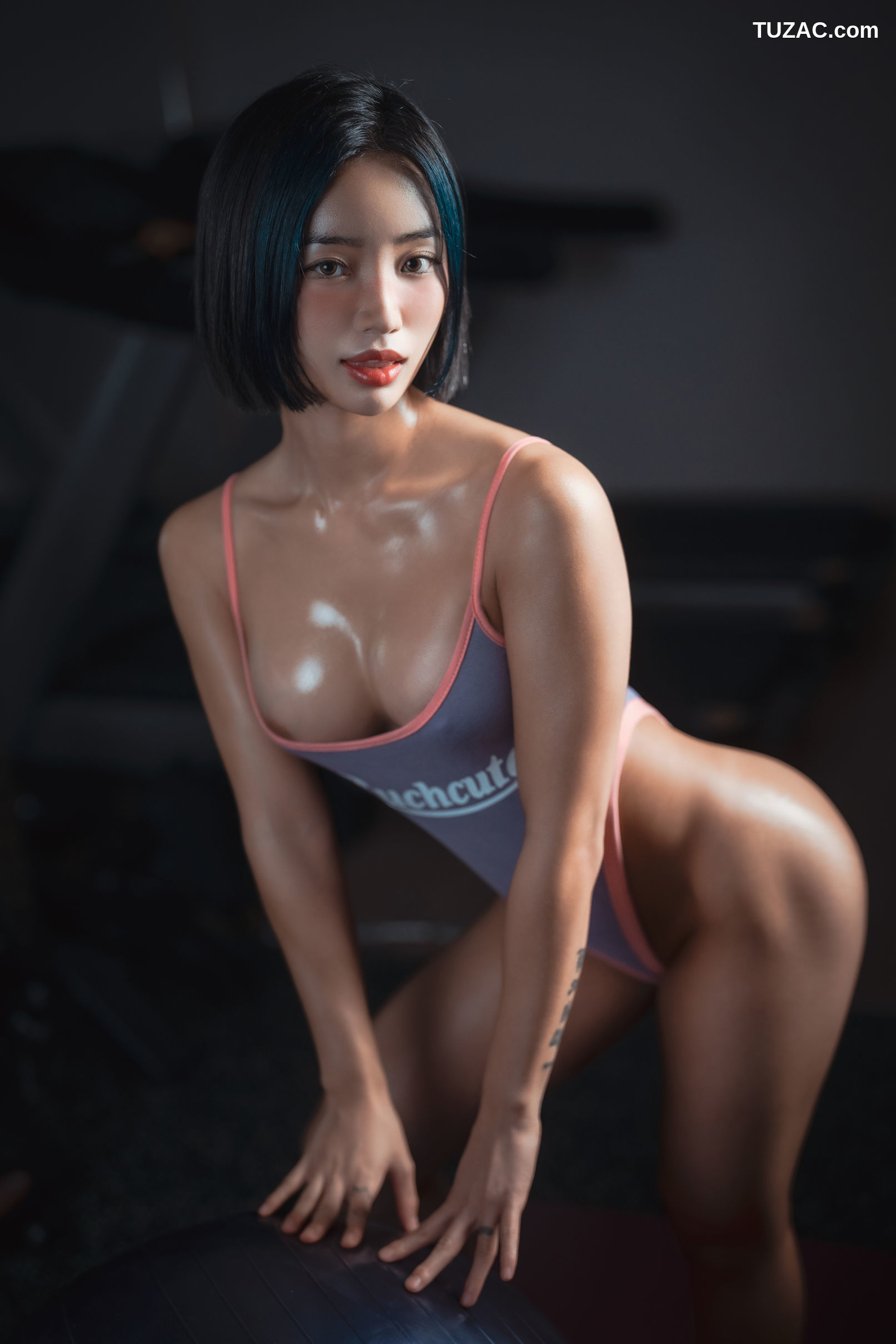 韩国美女-爆乳女王-Booty-Queen-私人课程-Personal-Training-Class-DJAWA-Photo