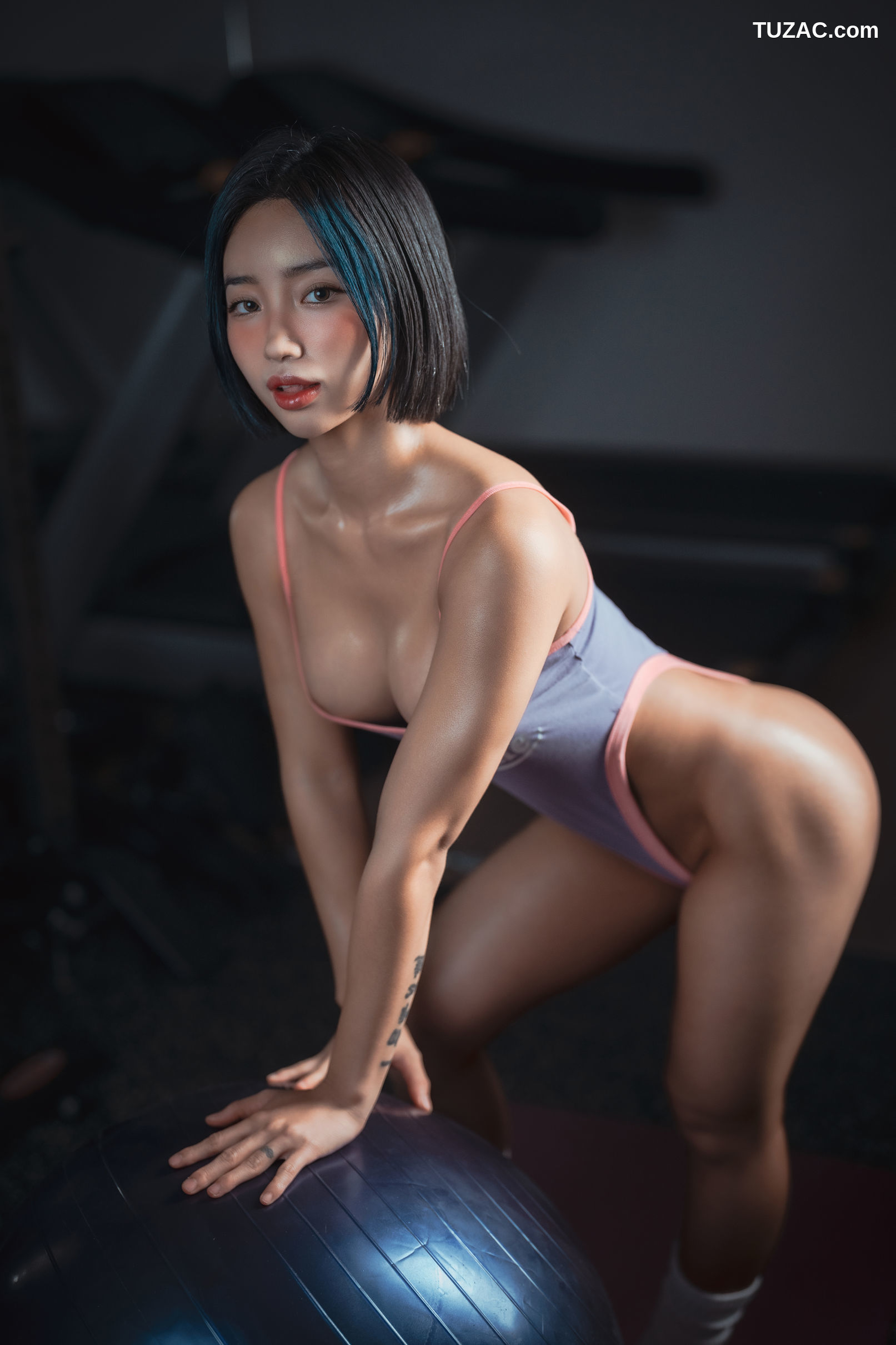 韩国美女-爆乳女王-Booty-Queen-私人课程-Personal-Training-Class-DJAWA-Photo