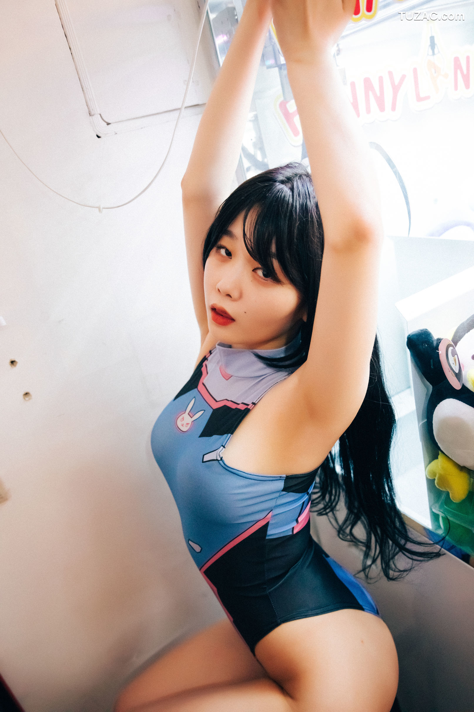 韩国美女-琪雅-Zia-街机游戏厅里的性感少女-Oraksil-Loozy
