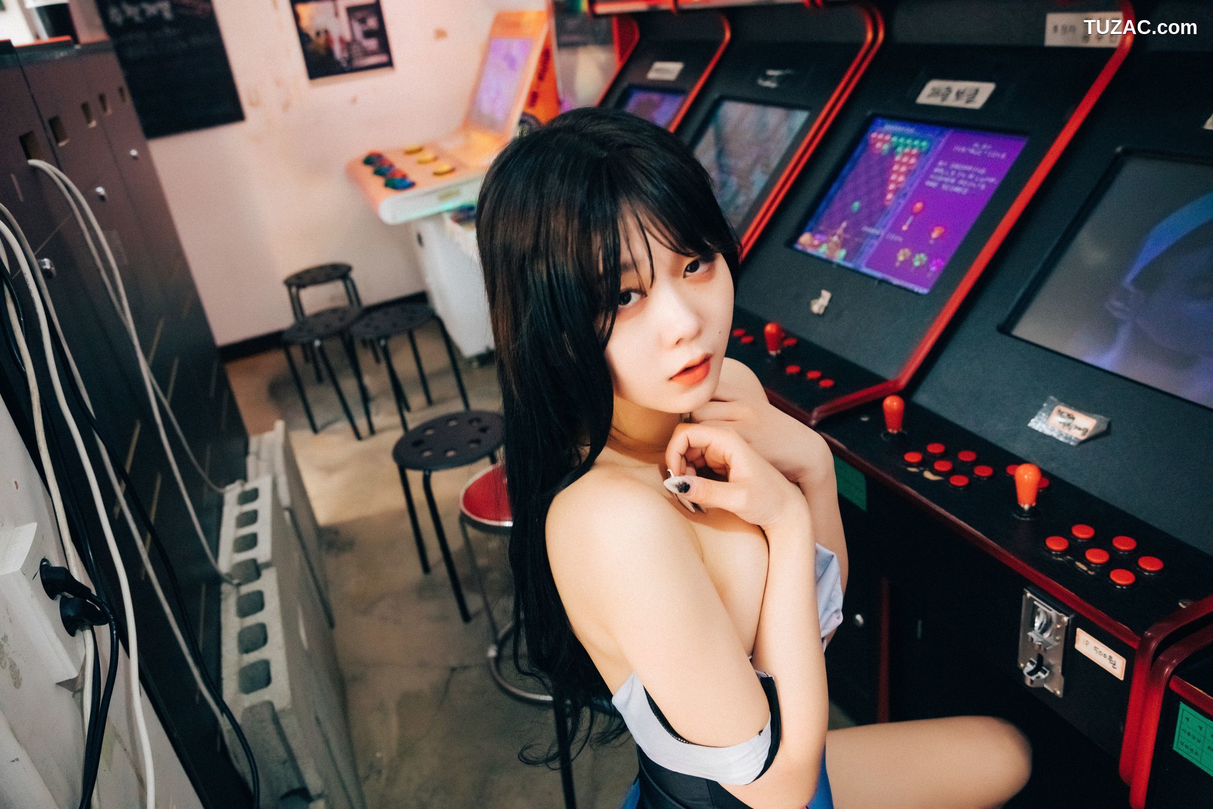 韩国美女-琪雅-Zia-街机游戏厅里的性感少女-完全版-Oraksil-Full.Ver-Loozy