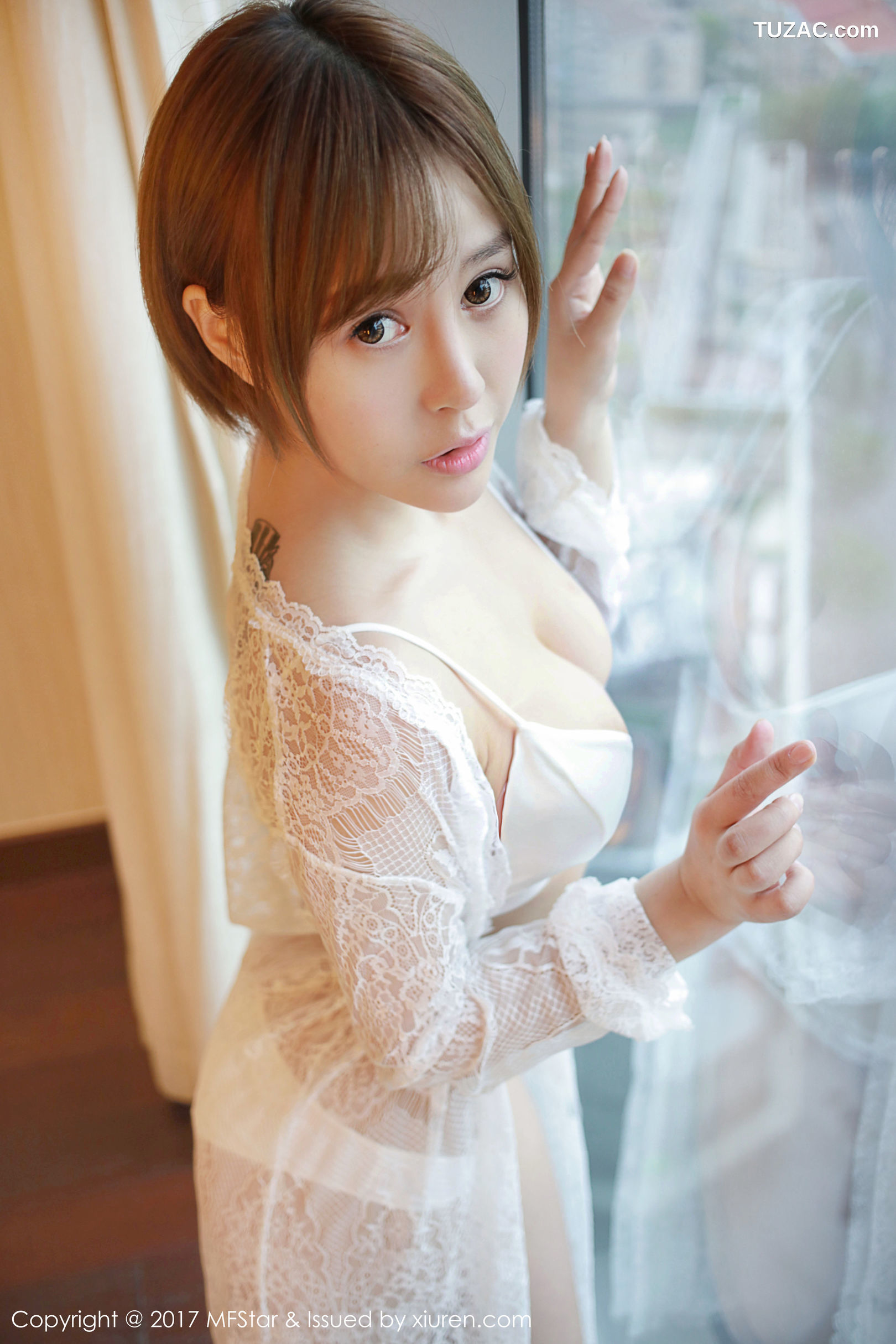 MFStar模范学院-099-evelyn艾莉-蕾丝半透内衣