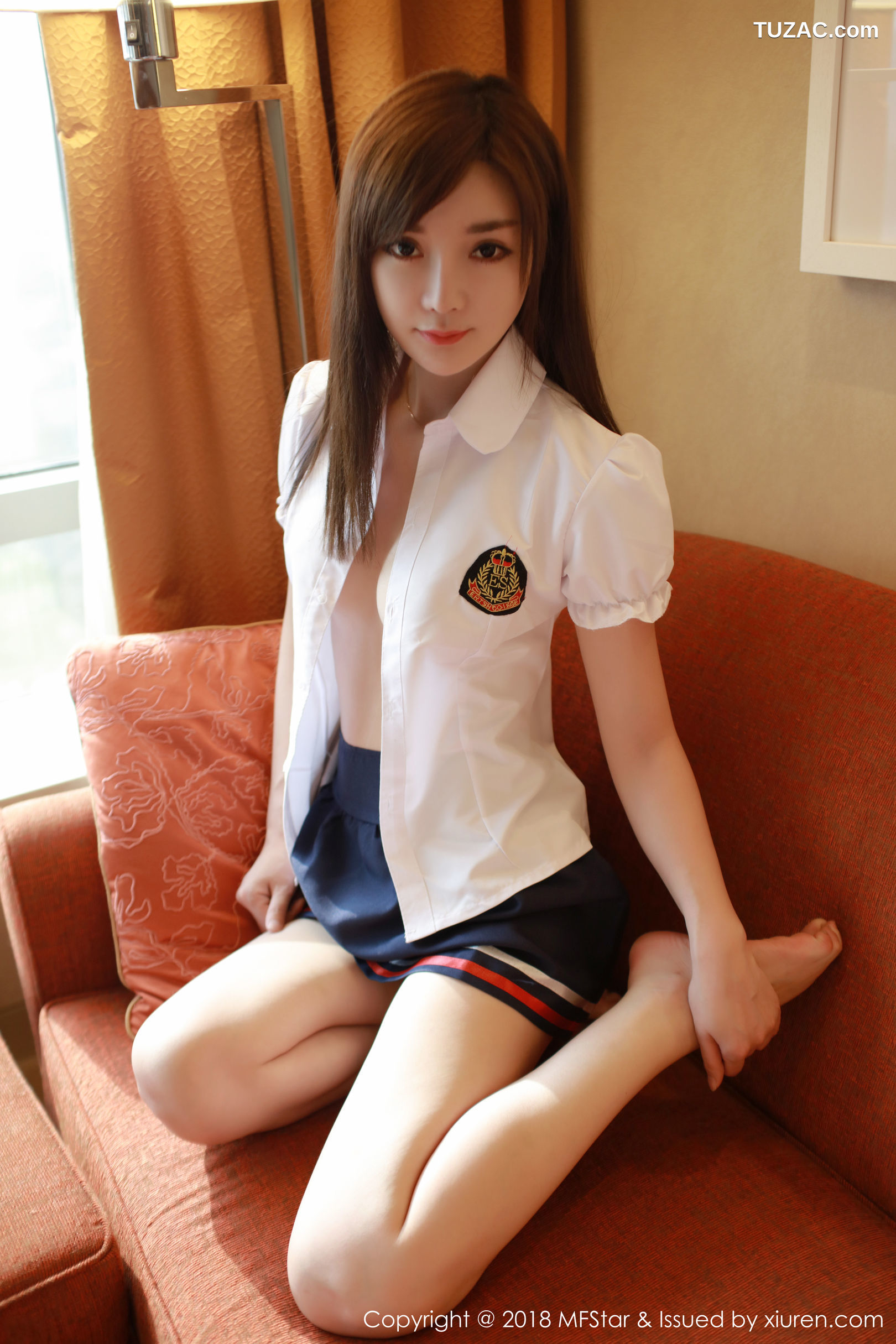 MFStar模范学院-146-韩子萱-私房真空学生装露白嫩豪乳半球