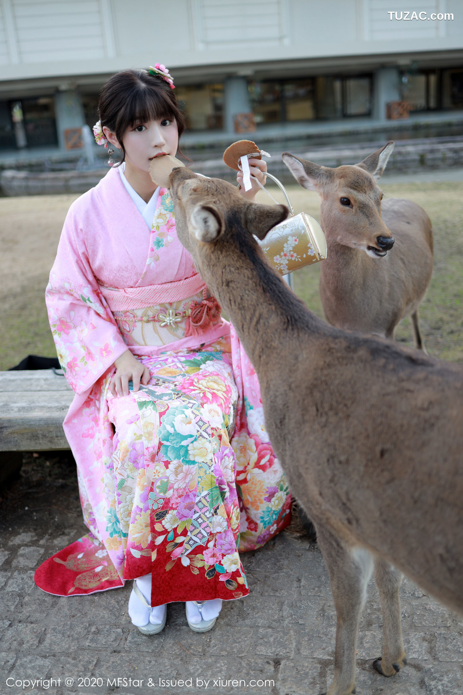 MFStar模范学院-254-朱可儿flower-日式和服-大尺度套图
