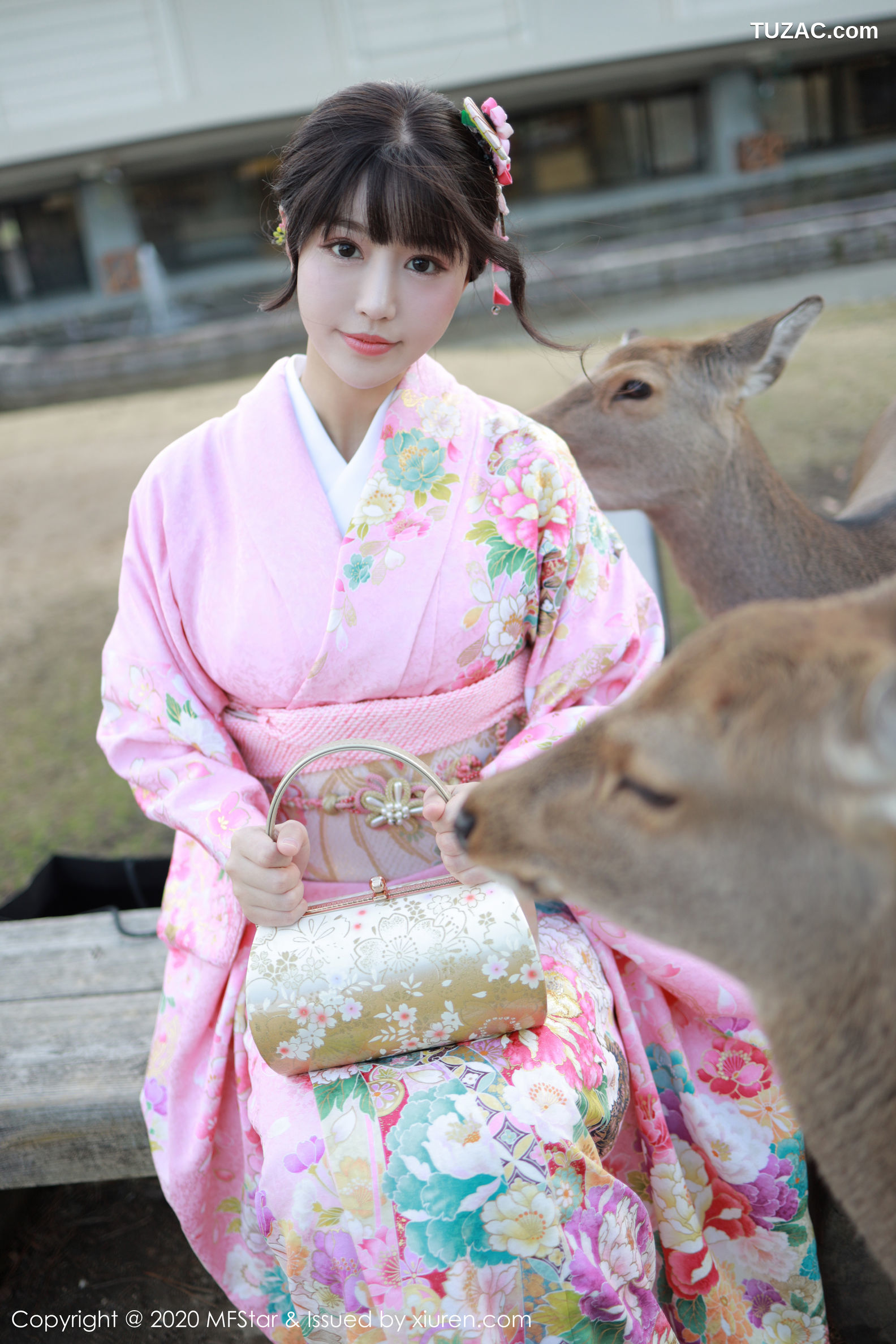MFStar模范学院-254-朱可儿flower-日式和服-大尺度套图