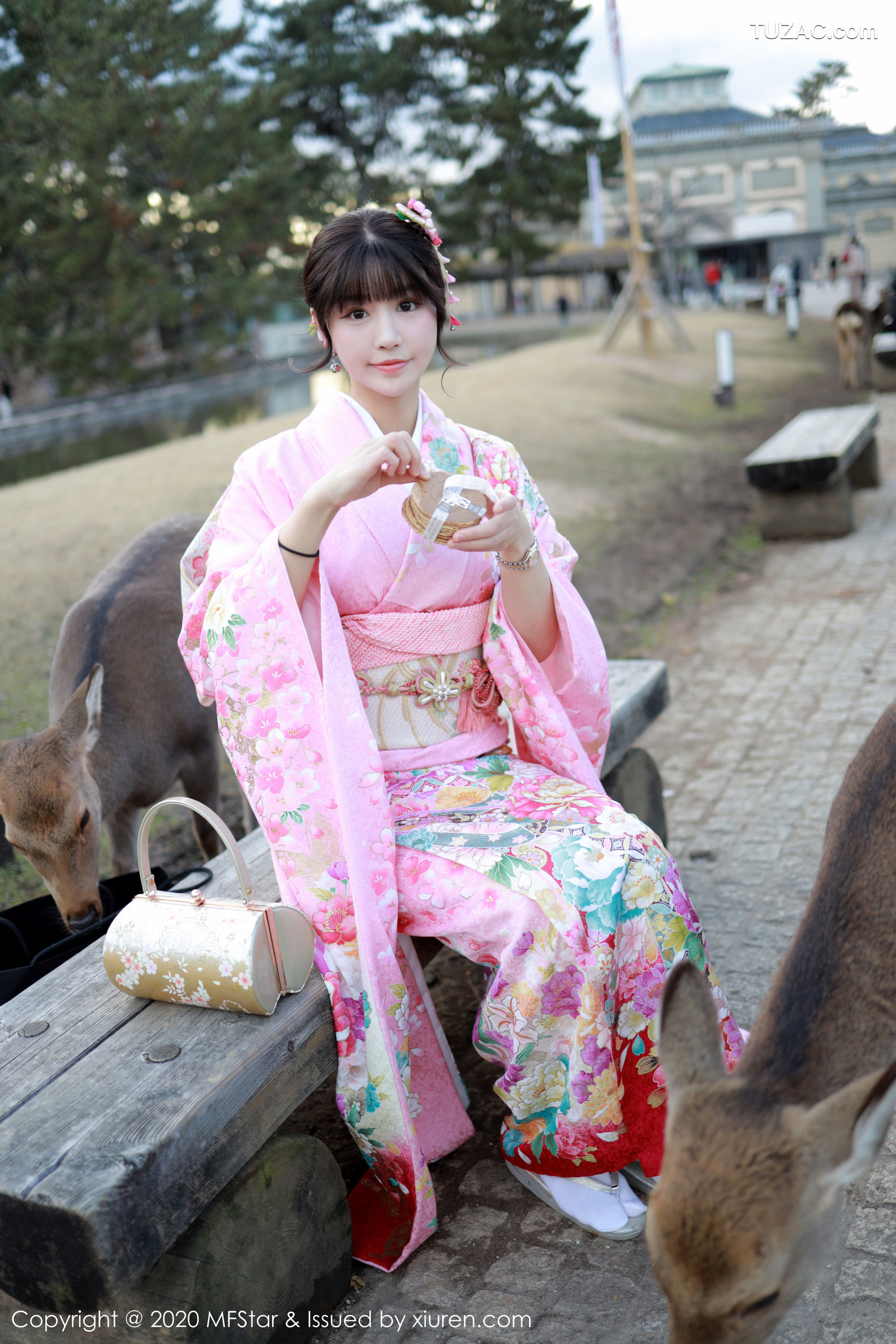 MFStar模范学院-254-朱可儿flower-日式和服-大尺度套图