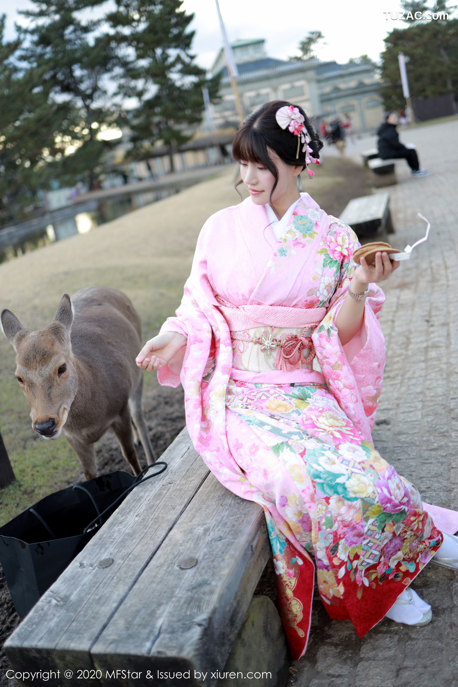 MFStar模范学院-254-朱可儿flower-日式和服-大尺度套图