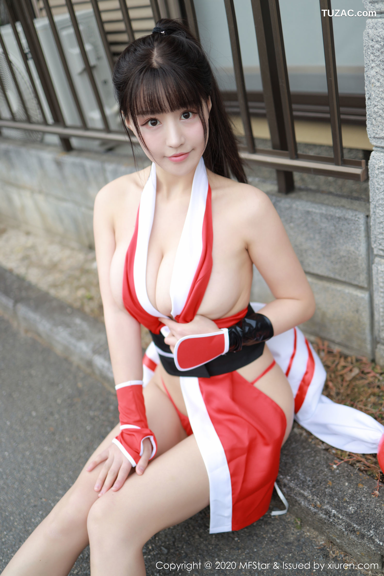 MFStar模范学院-263-朱可儿flower-日本街头不知火舞cos系列