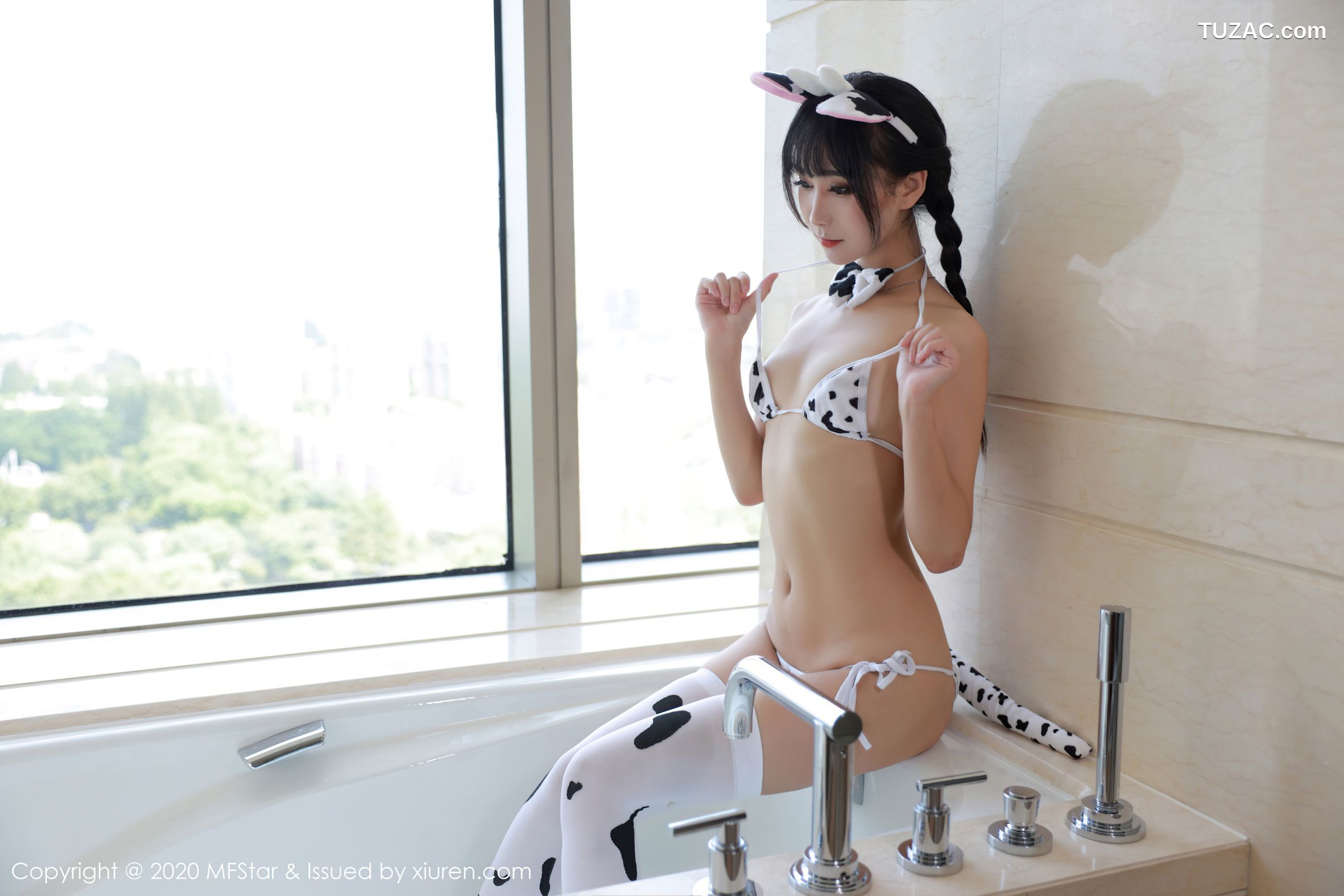 MFStar模范学院-382-小果冻儿Jelly-牛奶三点式内衣