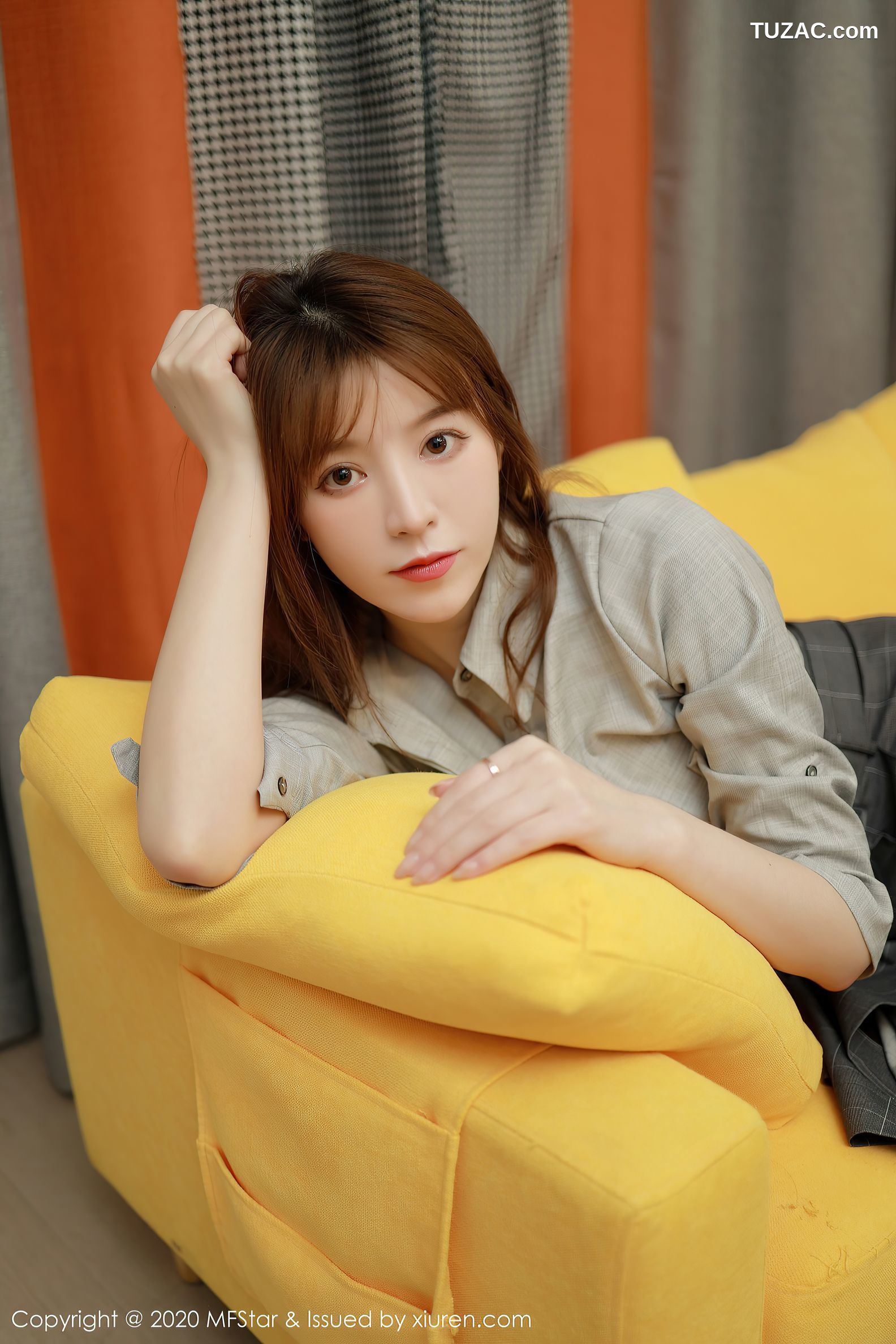 MFStar模范学院-424-yoo优优-灰色系的职场制服