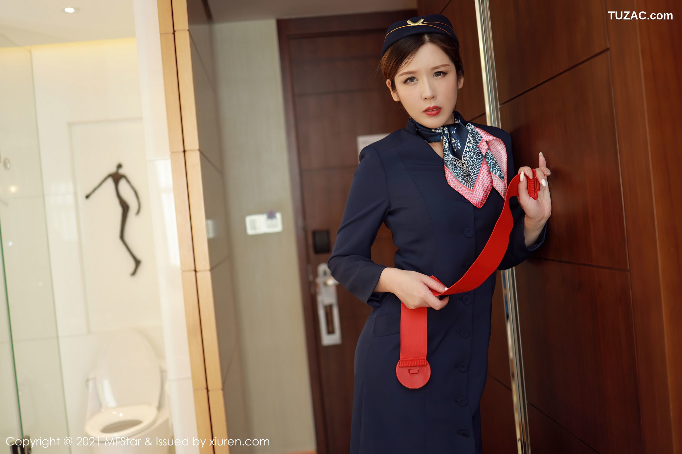 MFStar模范学院-437-Isabelle贵贵-空乘职业制服主题黑丝-2021.01.12