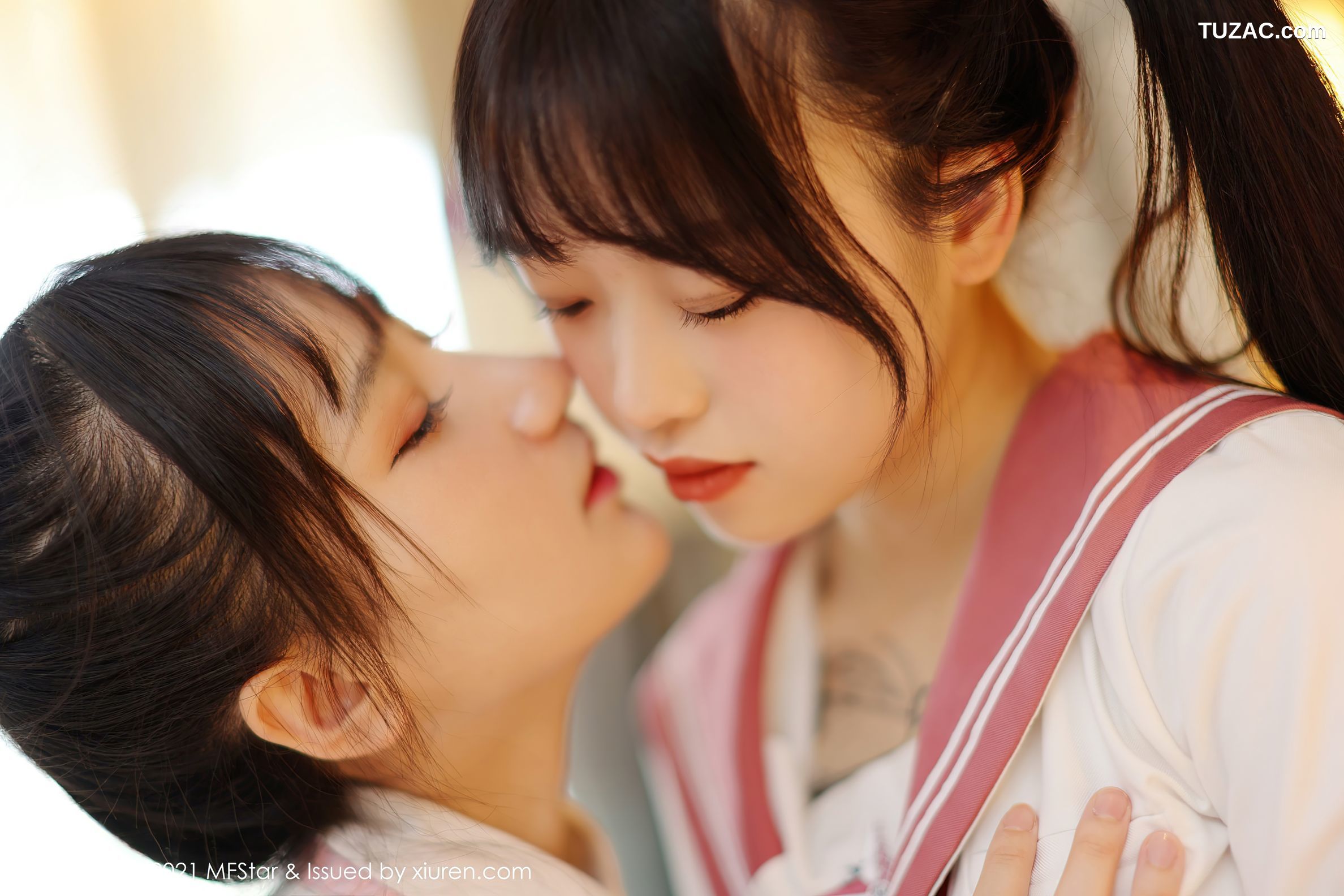 MFStar模范学院-507-小奶瓶-呜呜-模特合集-性感姐妹花JK制服-2021.06.21