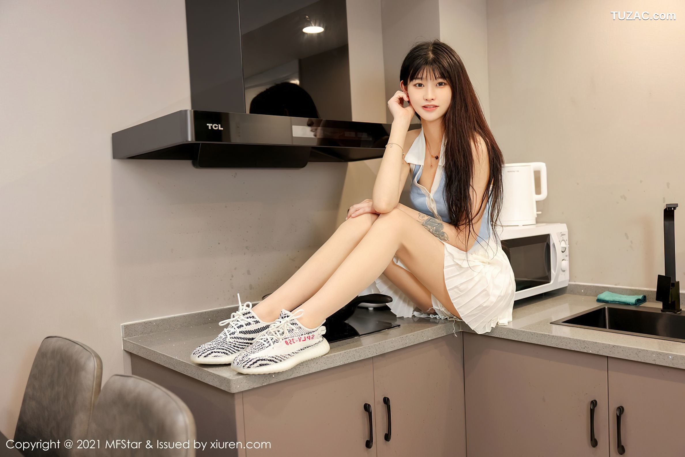 MFStar模范学院-533-77qiqi-百褶裙超薄肉丝-2021.09.3