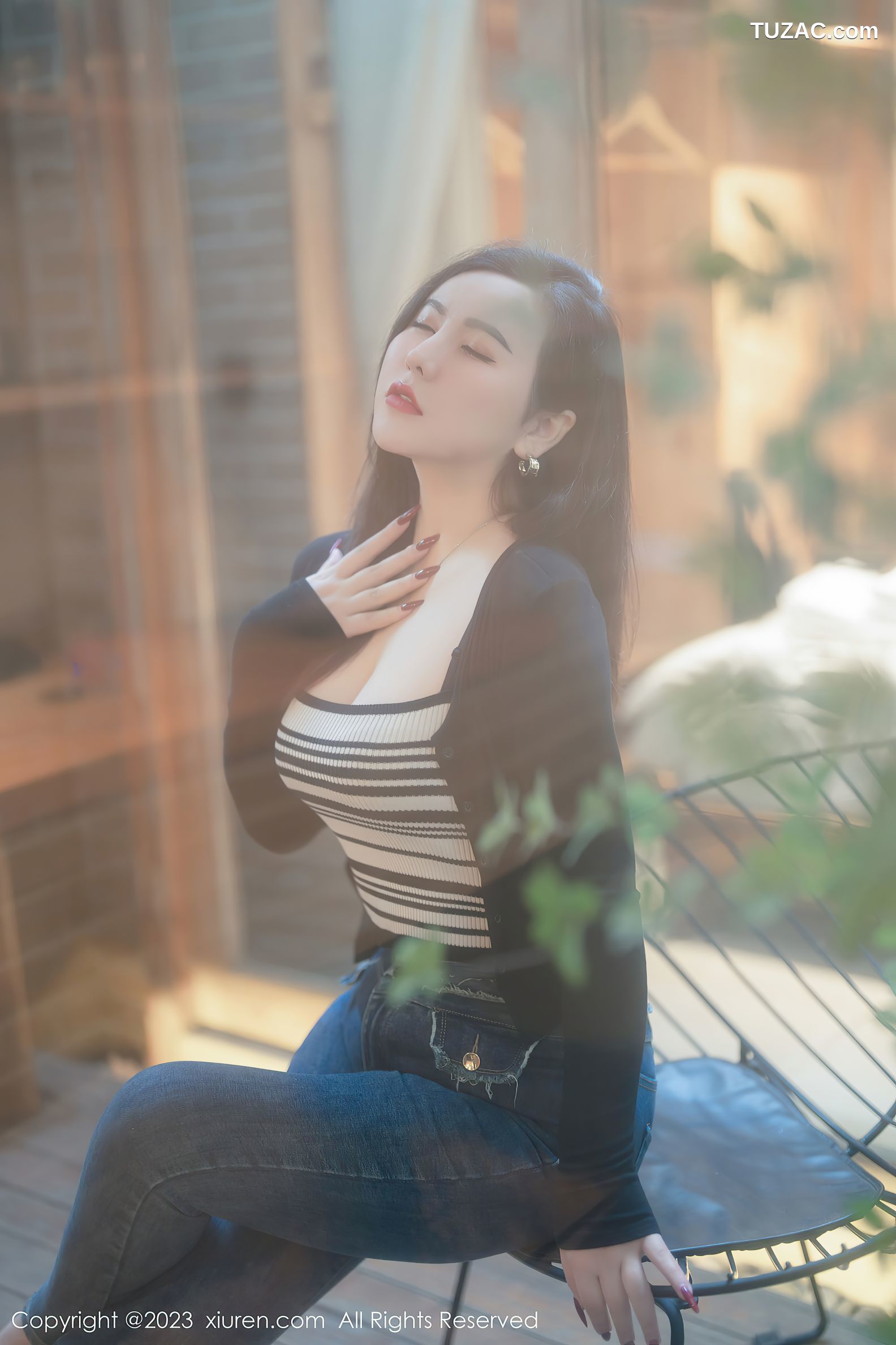 MFStar模范学院-618-伊诺-黑色轻透情趣服饰